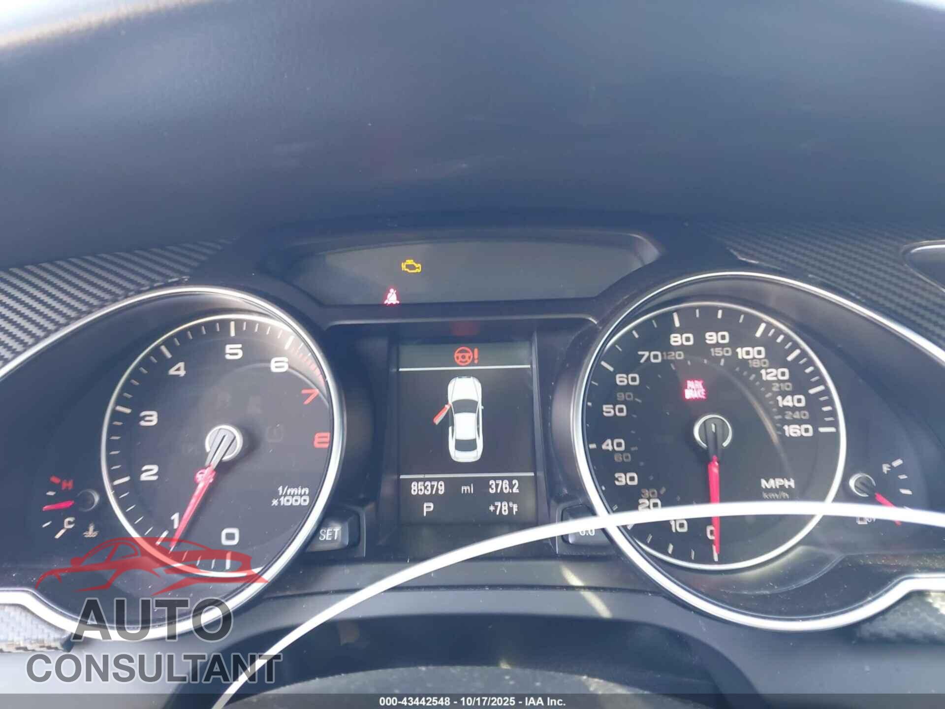 AUDI A5 2013 - WAULFAFRXDA001936