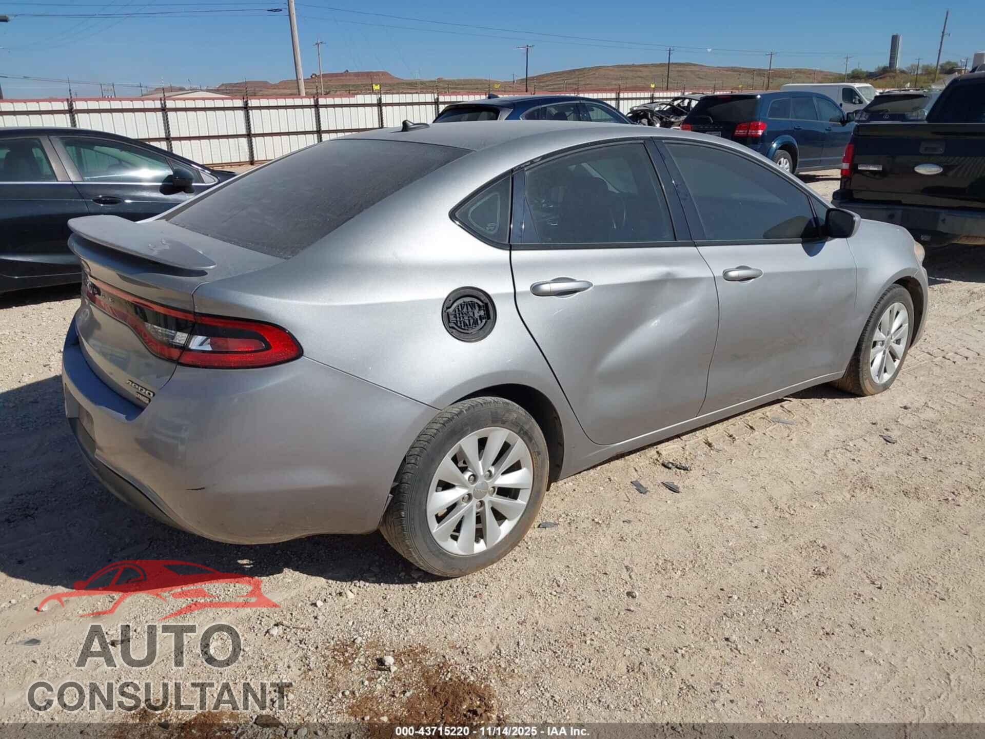 DODGE DART 2014 - 1C3CDFDH0ED730502
