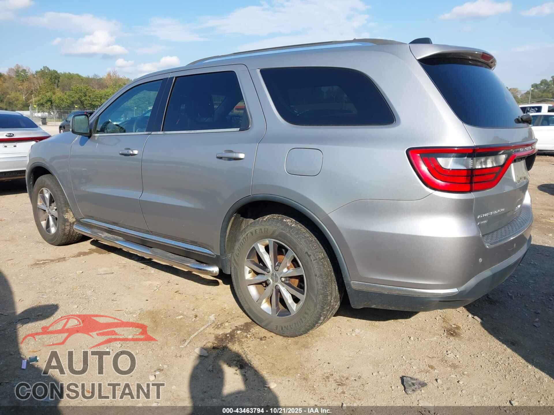 DODGE DURANGO 2016 - 1C4RDJDG5GC340844