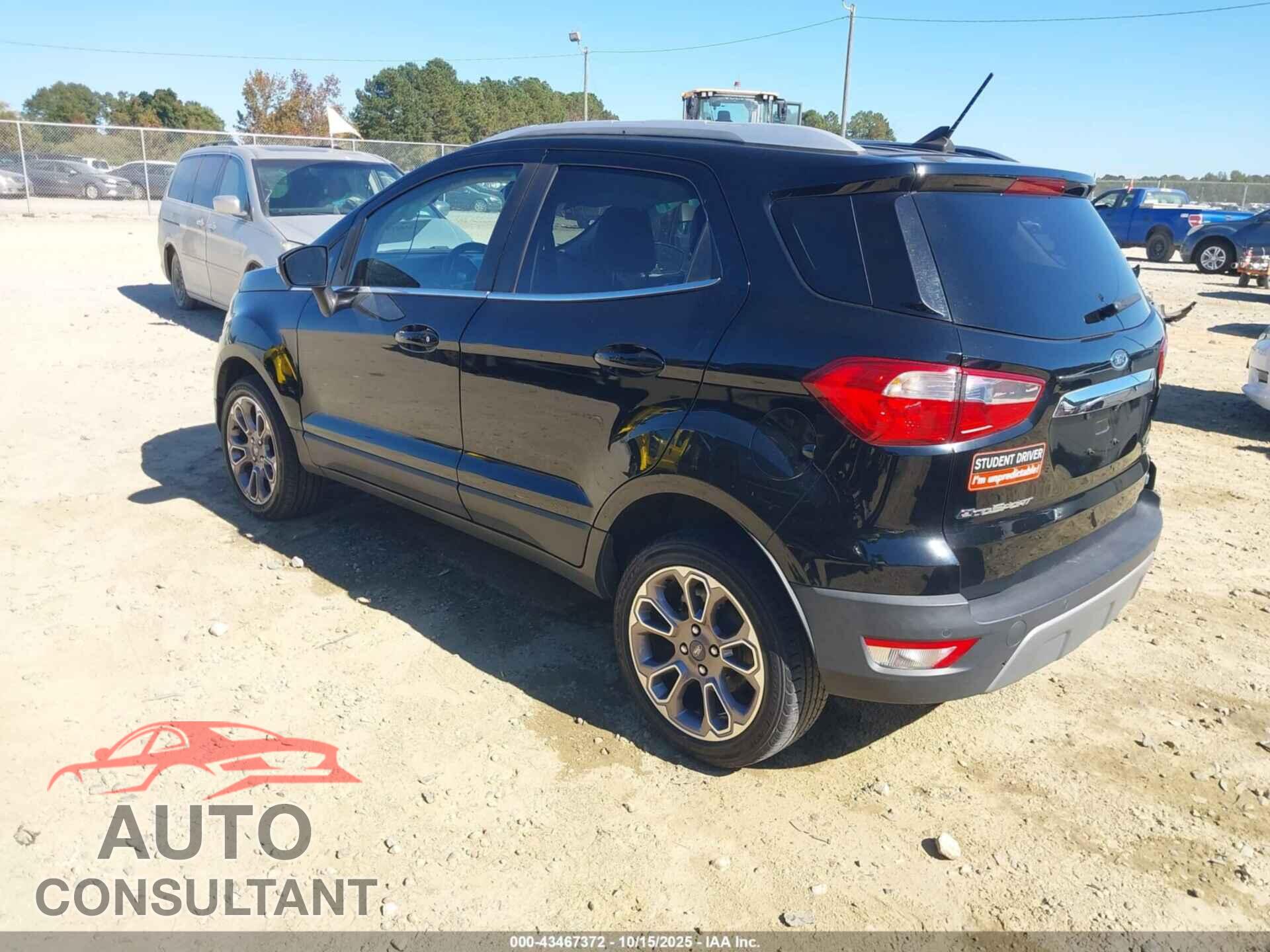 FORD ECOSPORT 2019 - MAJ6S3KL2KC274370