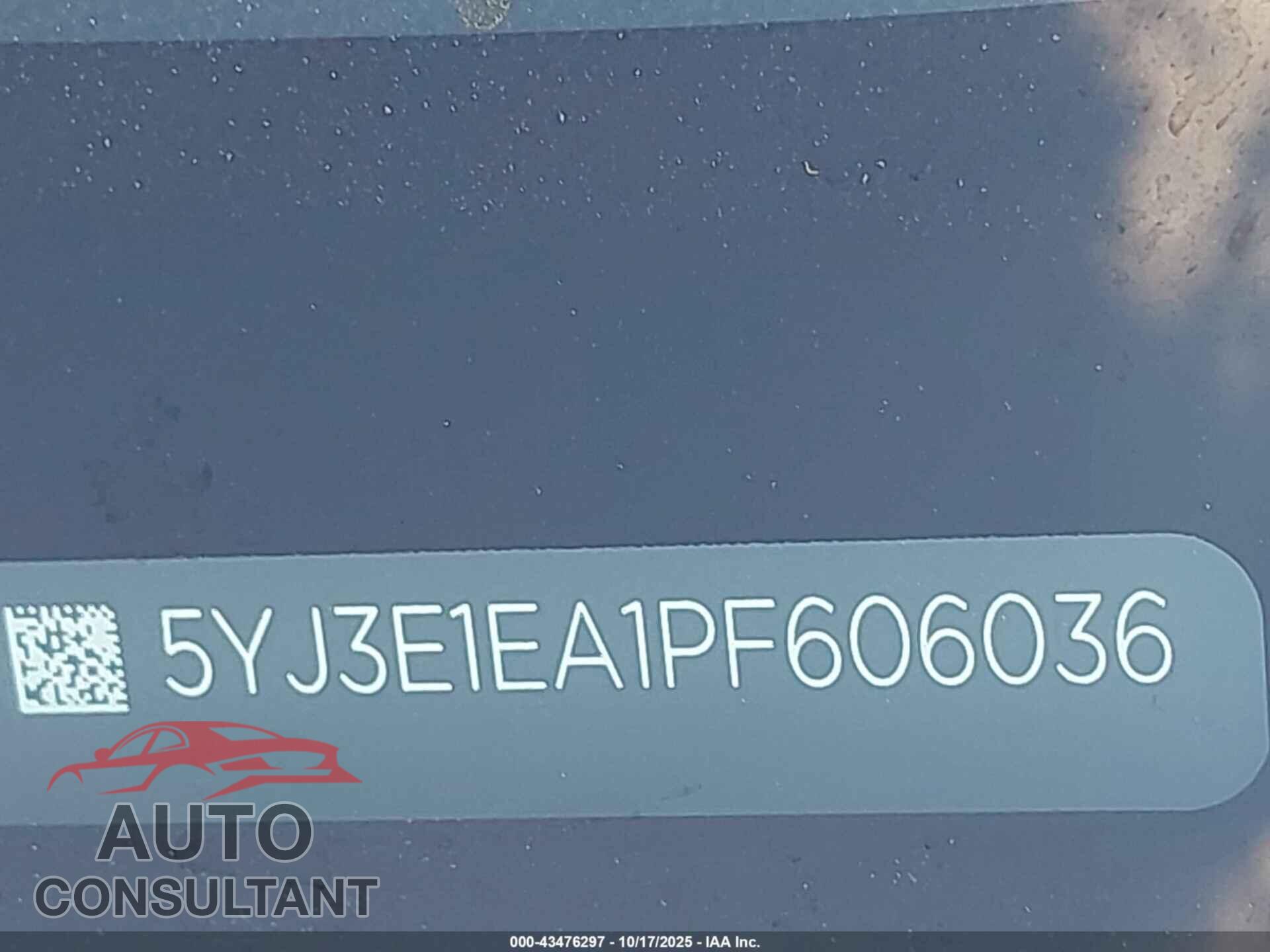 TESLA MODEL 3 2023 - 5YJ3E1EA1PF606036