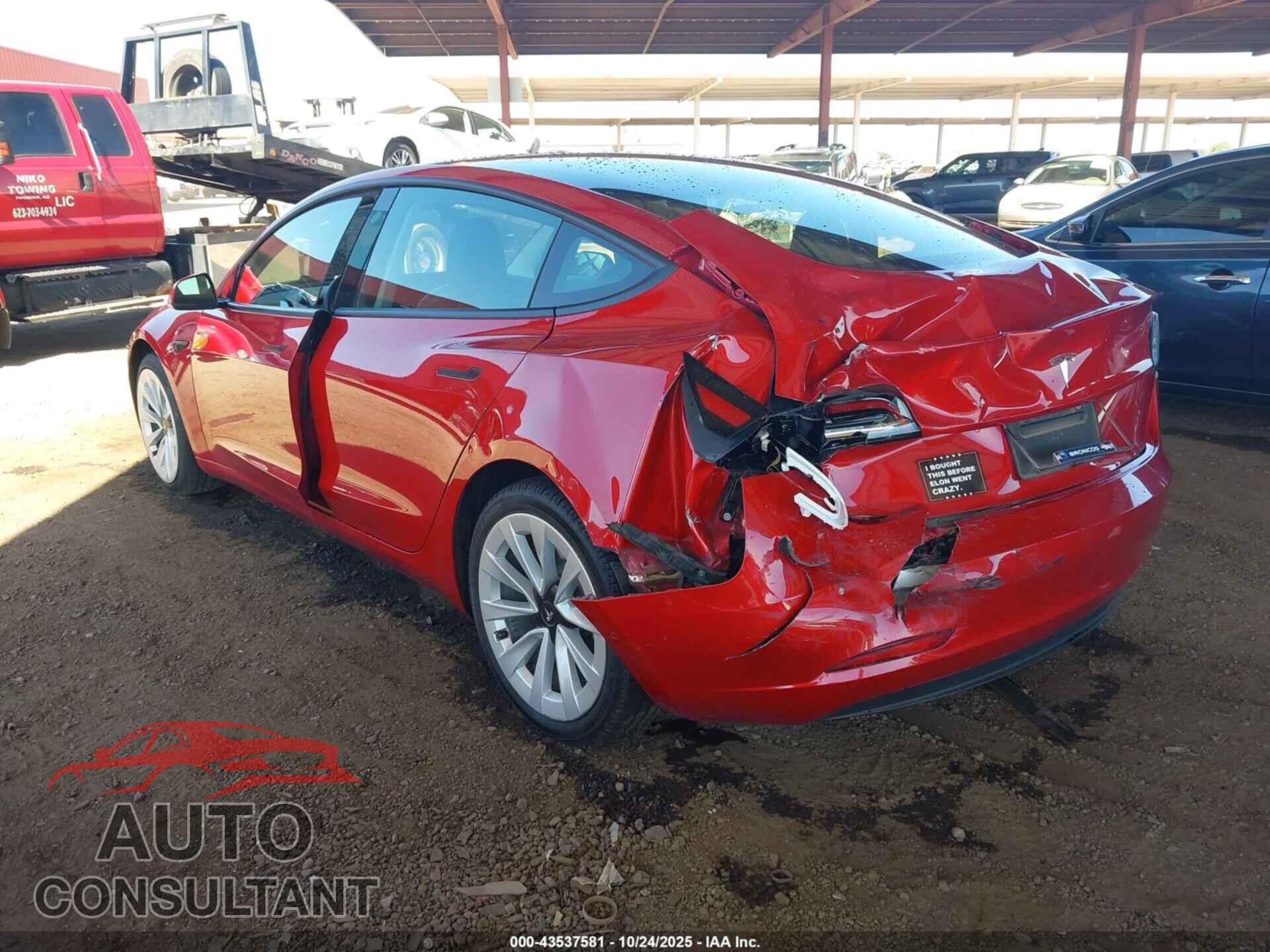 TESLA MODEL 3 2021 - 5YJ3E1EA1MF913444
