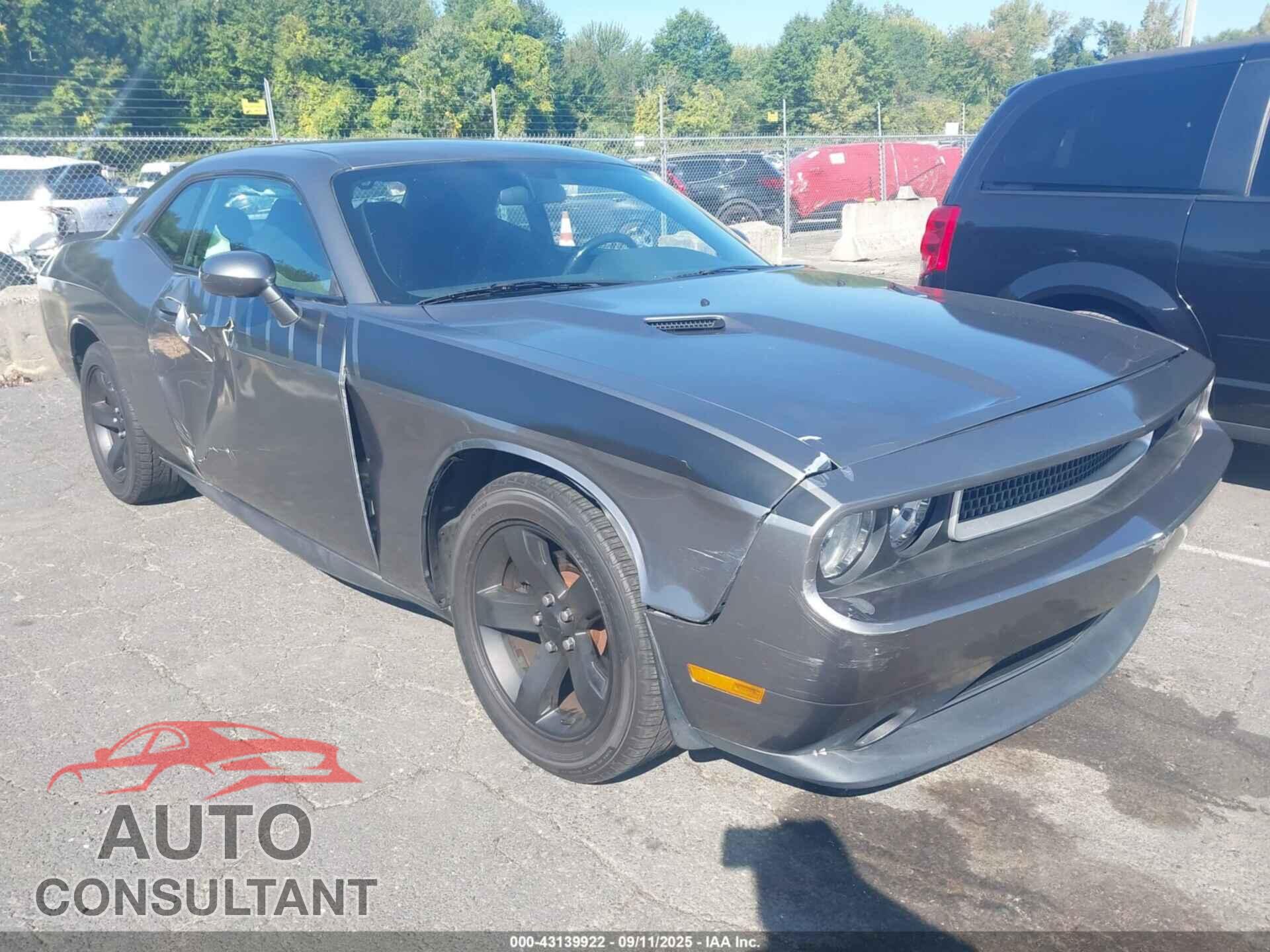 DODGE CHALLENGER 2012 - 2C3CDYAG7CH235799