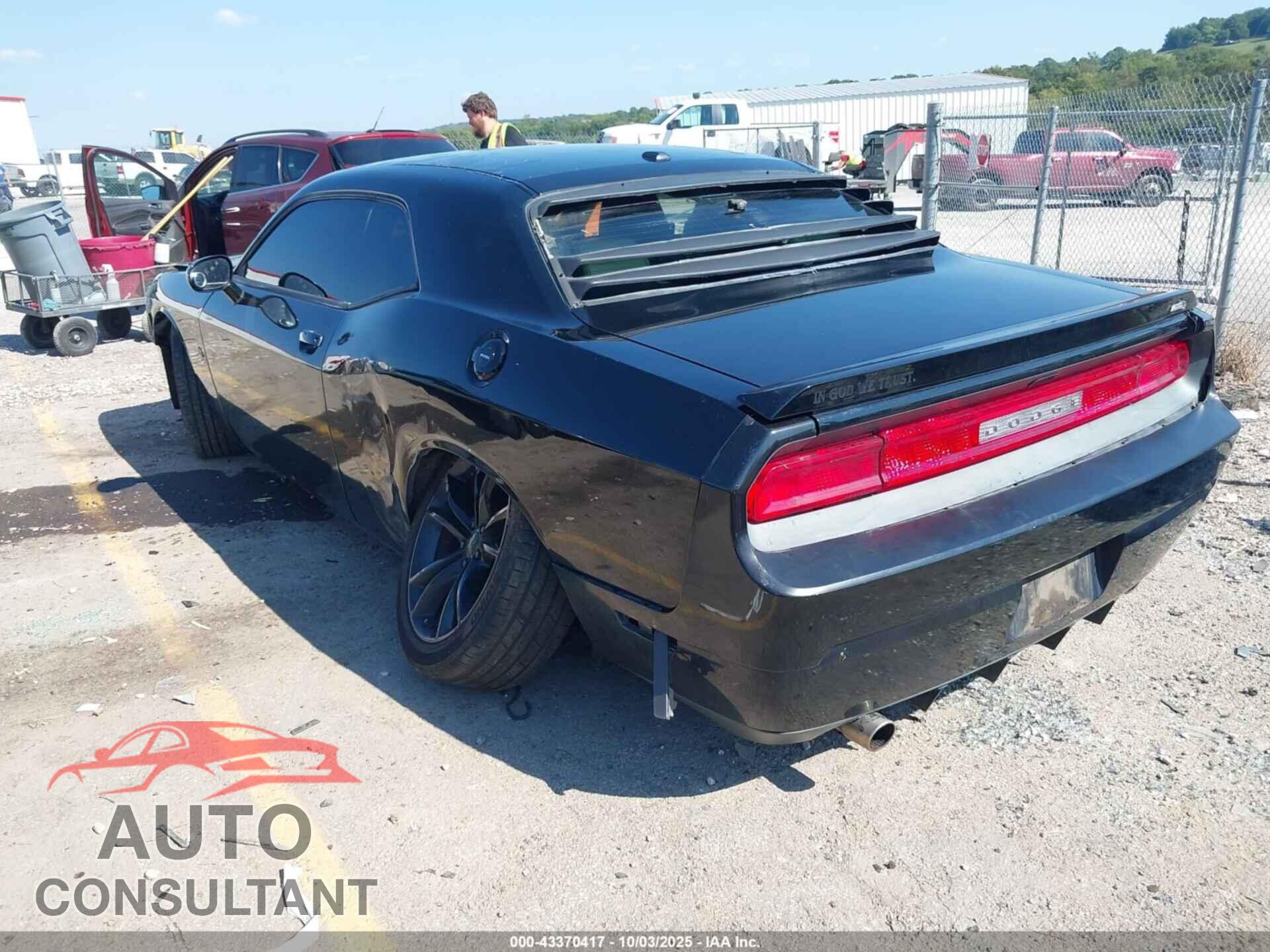 DODGE CHALLENGER 2012 - 2C3CDYBTXCH137653