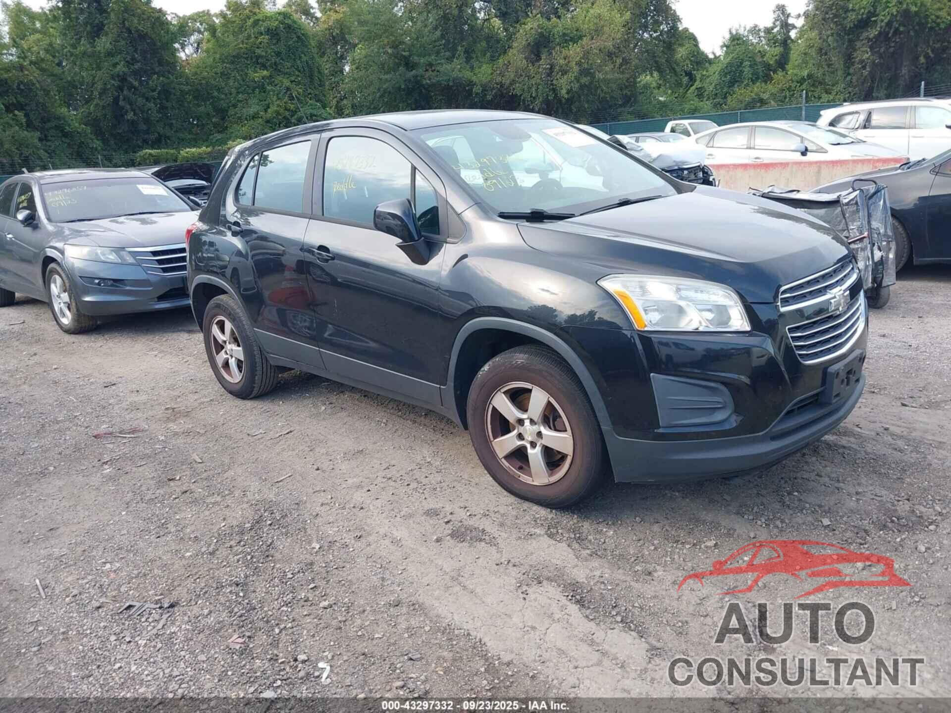 CHEVROLET TRAX 2015 - KL7CJPSB1FB085992