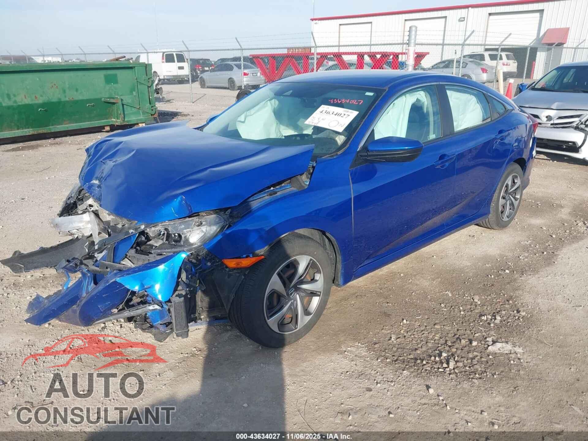 HONDA CIVIC 2019 - 19XFC2F67KE010432