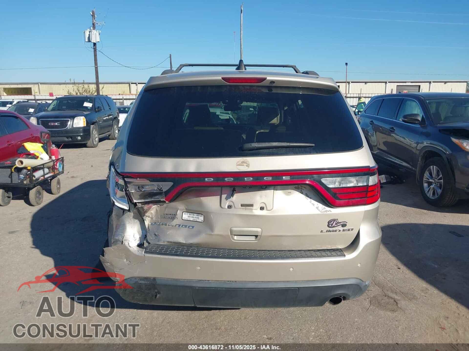 DODGE DURANGO 2014 - 1C4RDHDG2EC326695