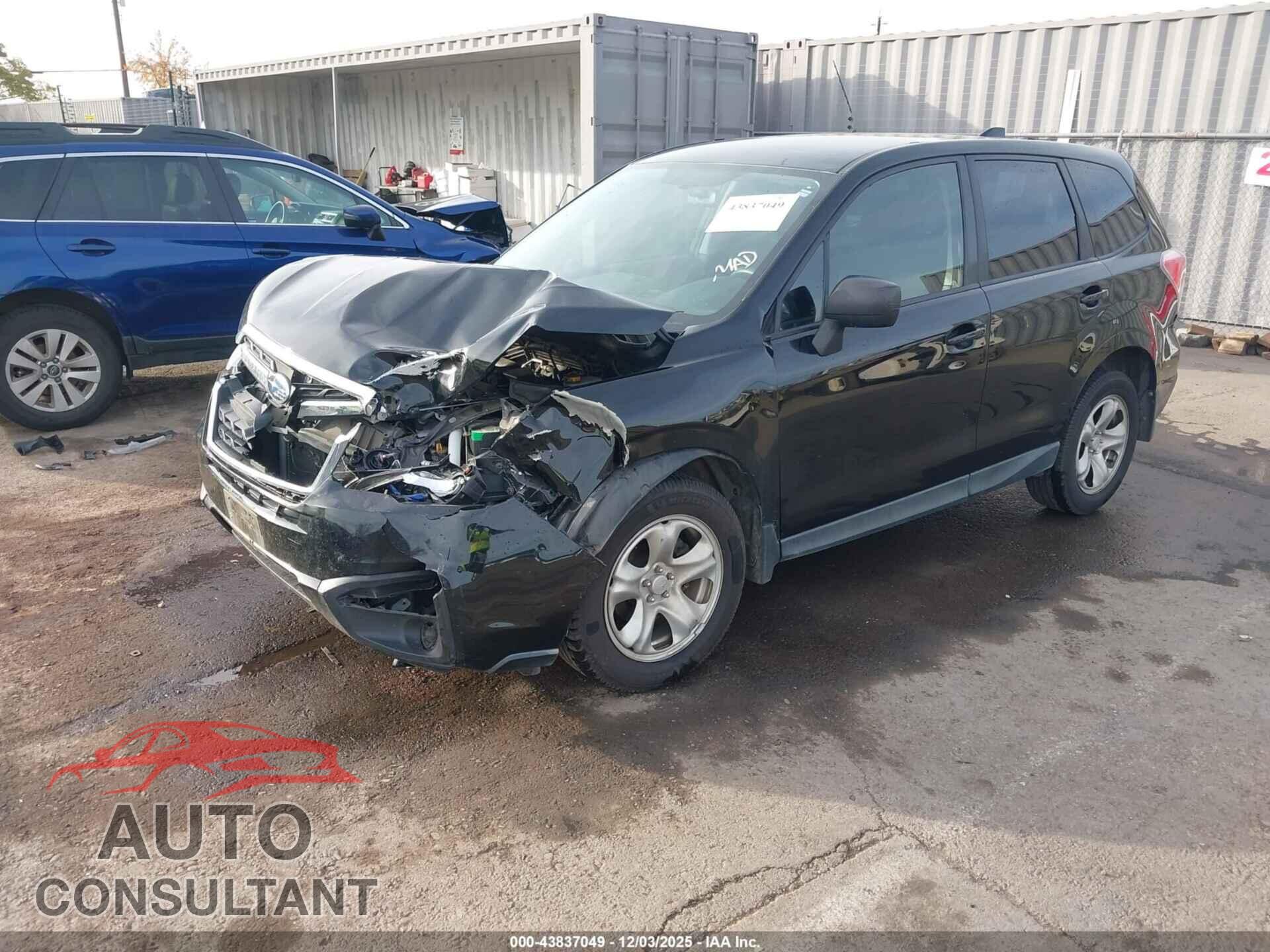 SUBARU FORESTER 2017 - JF2SJAAC0HH809324