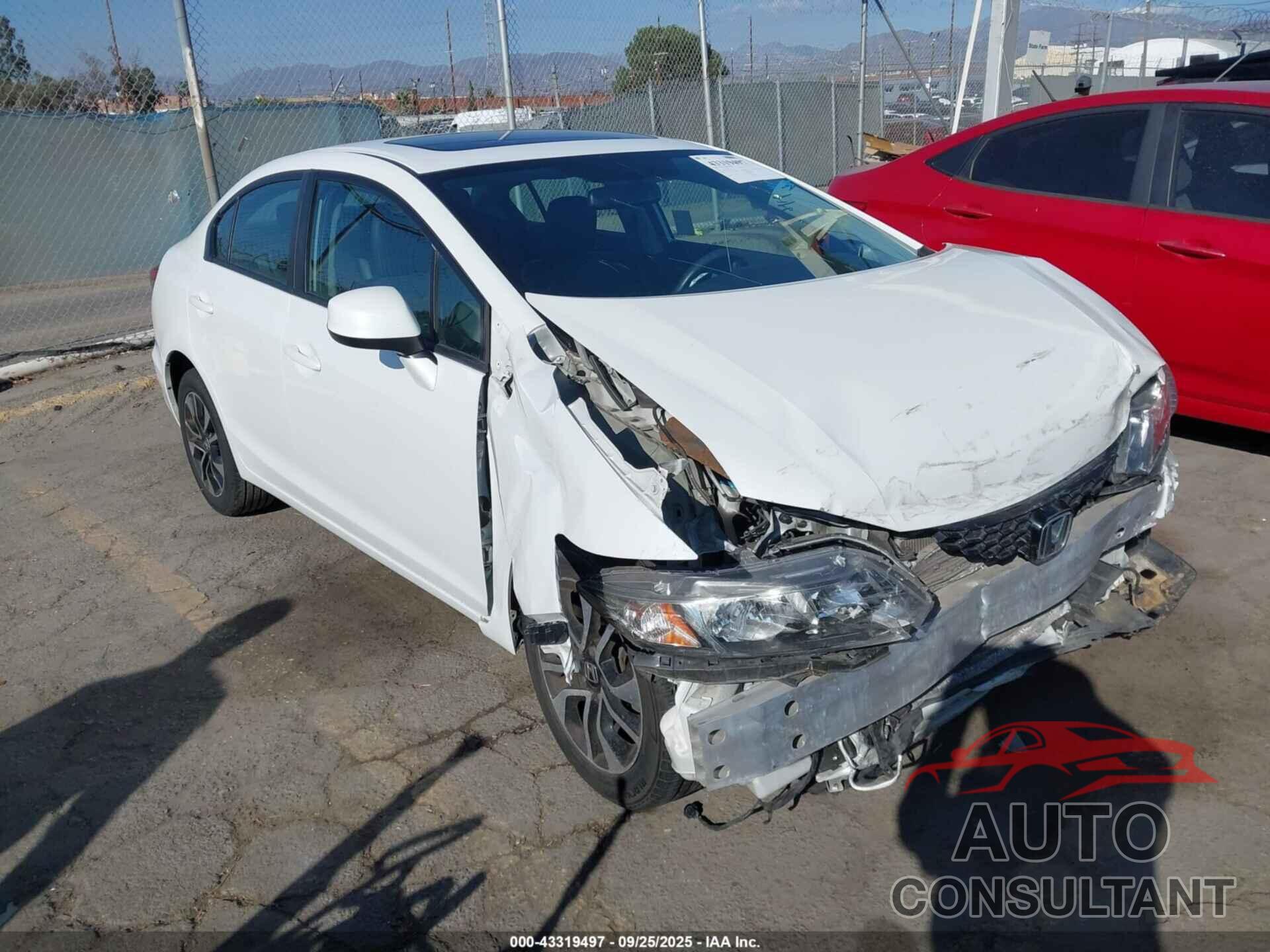 HONDA CIVIC 2013 - 19XFB2F99DE246757