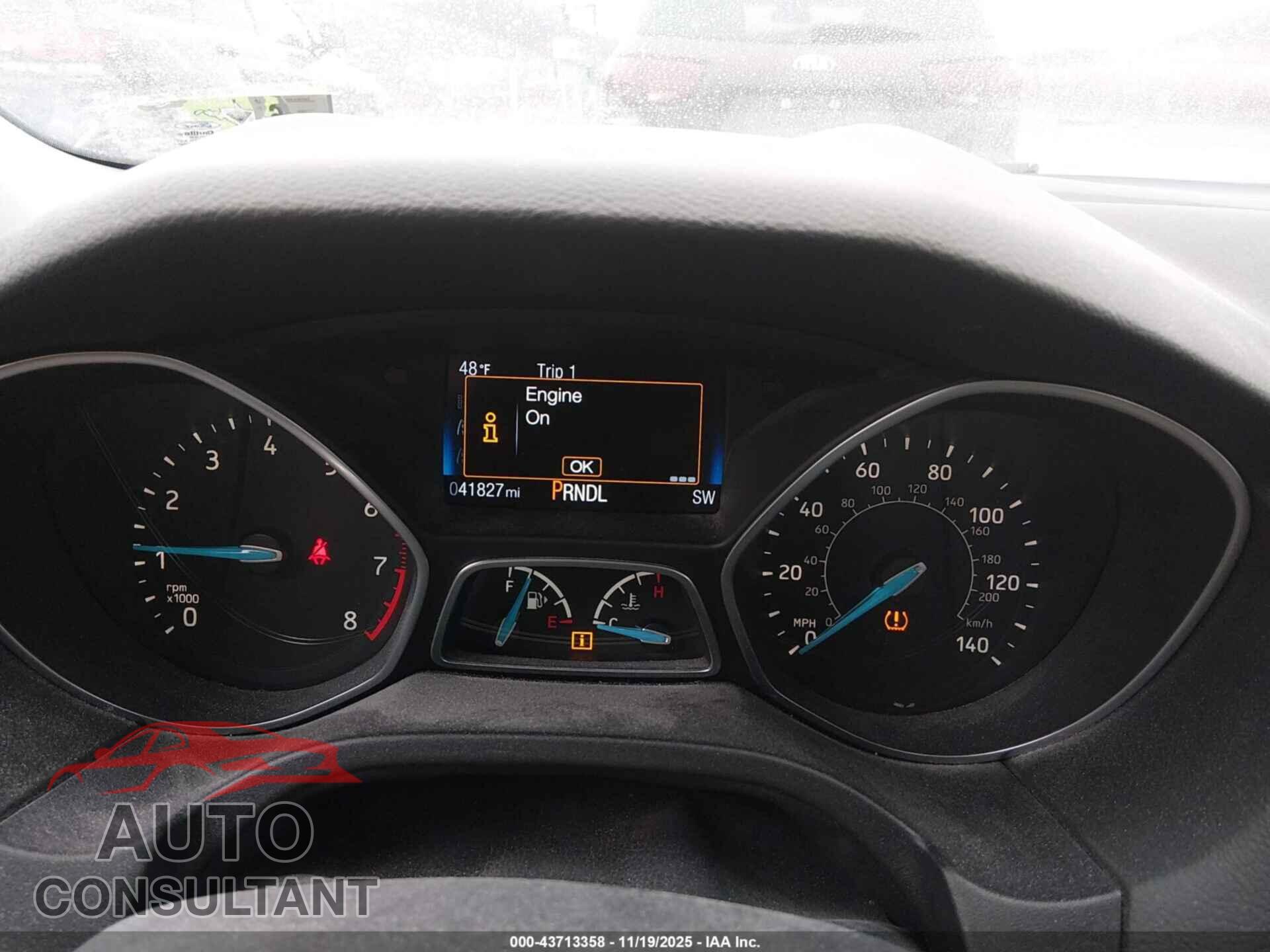FORD FOCUS 2017 - 1FADP3F27HL243487