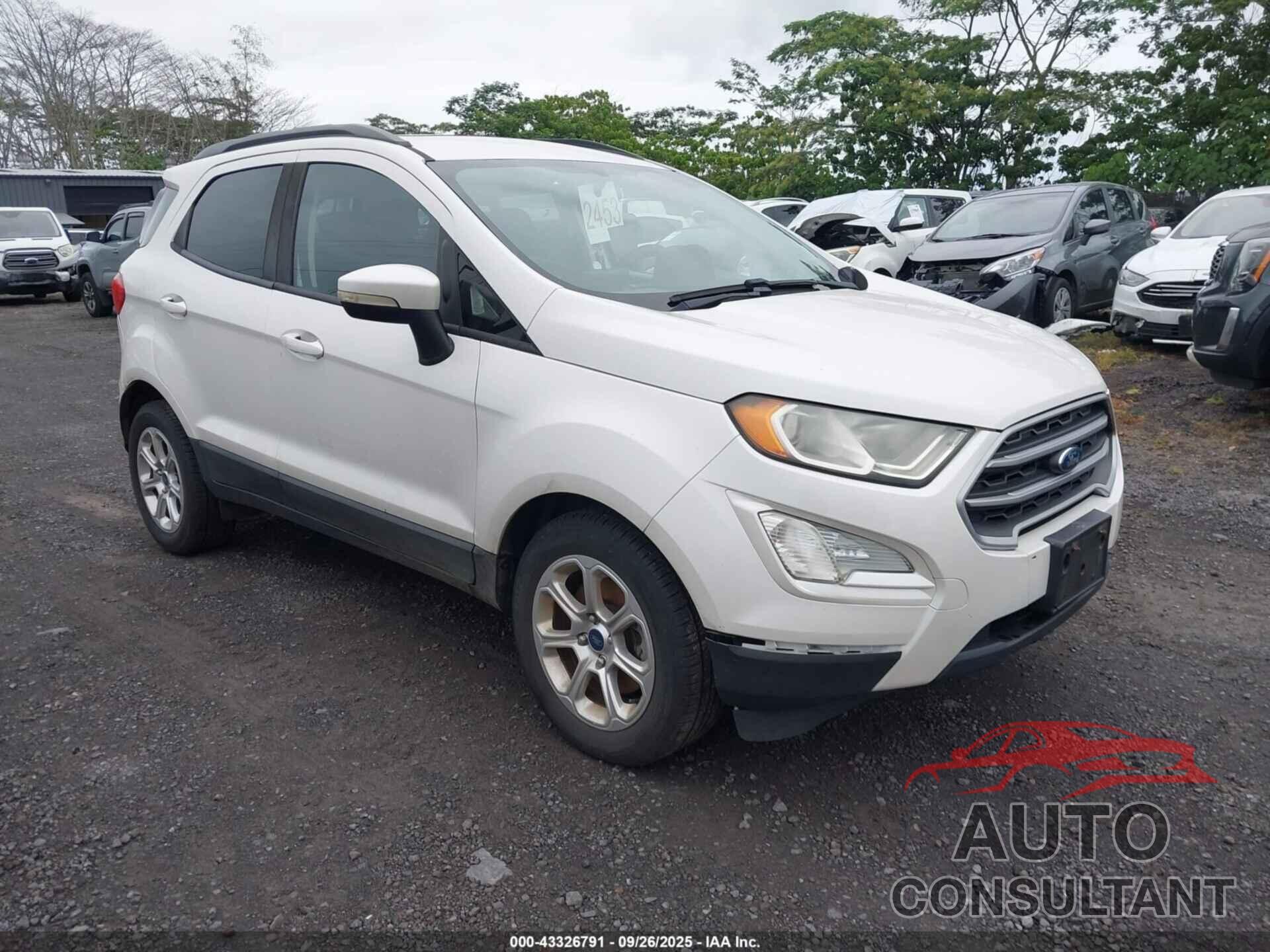 FORD ECOSPORT 2018 - MAJ3P1TE5JC238891