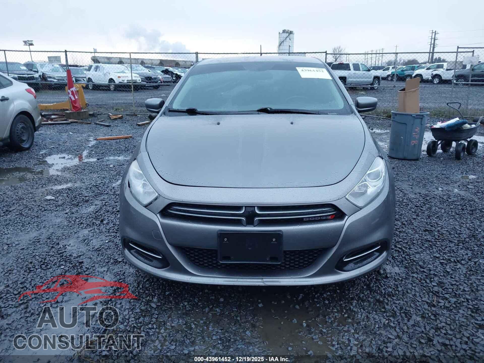 DODGE DART 2013 - 1C3CDFBA6DD213967