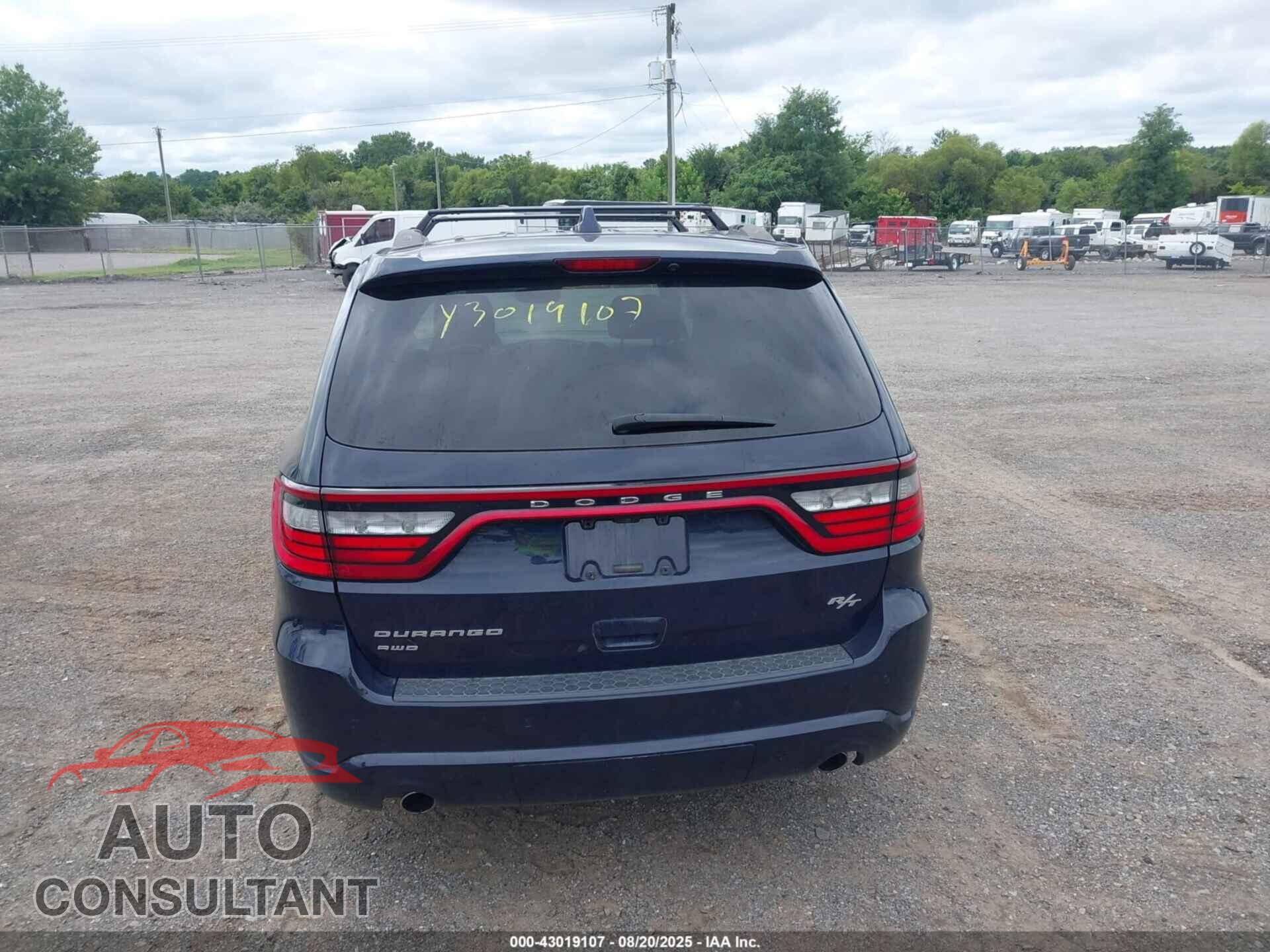 DODGE DURANGO 2017 - 1C4SDJCT2HC762877