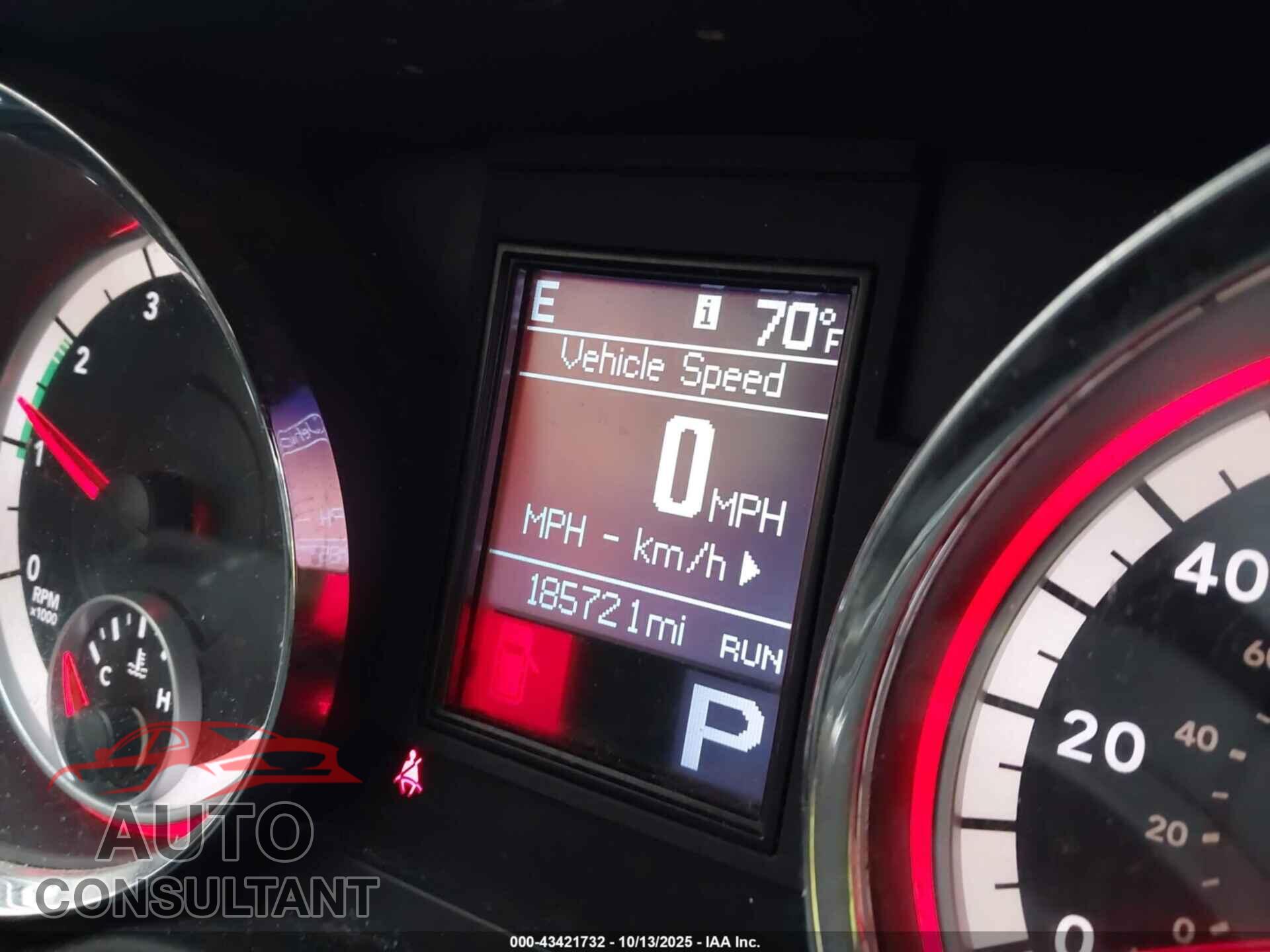 DODGE DURANGO 2011 - 1D4RE2GG1BC733914