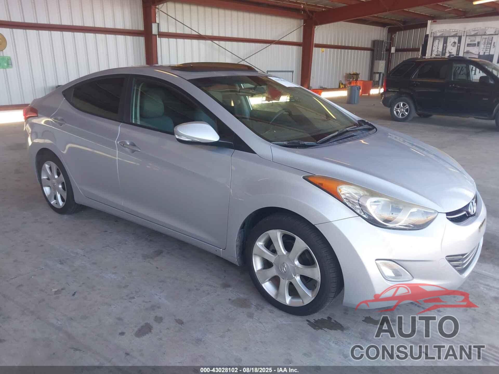 HYUNDAI ELANTRA 2012 - 5NPDH4AE4CH147473