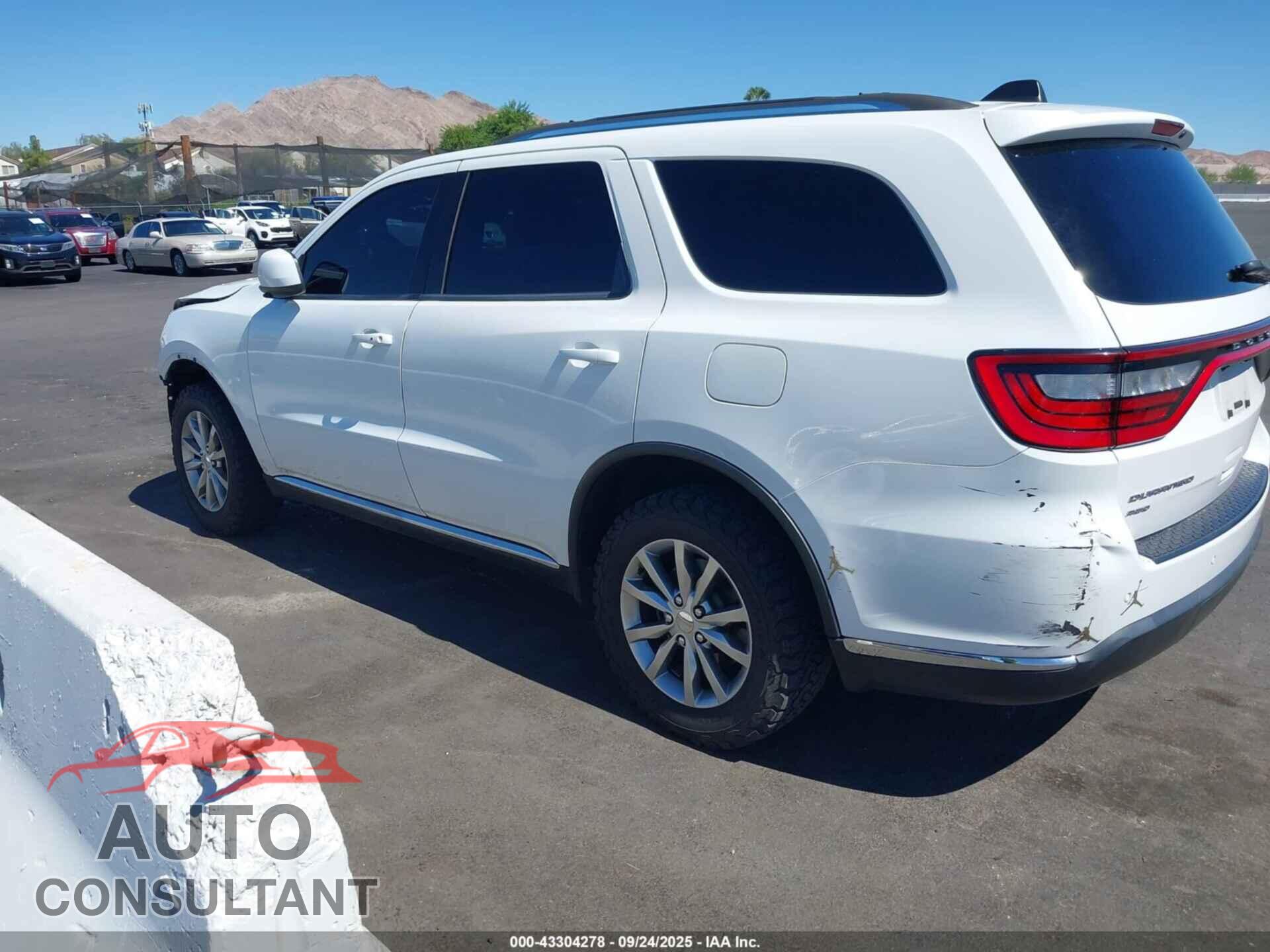 DODGE DURANGO 2017 - 1C4RDJAG3HC854830