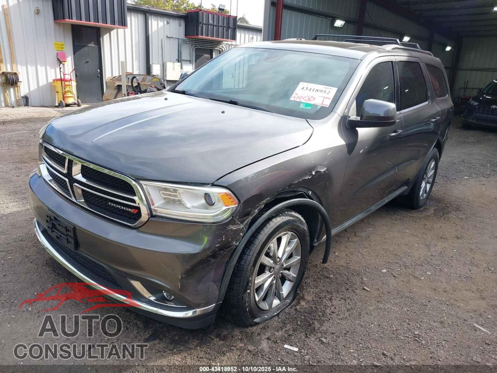 DODGE DURANGO 2017 - 1C4RDJAG3HC839874