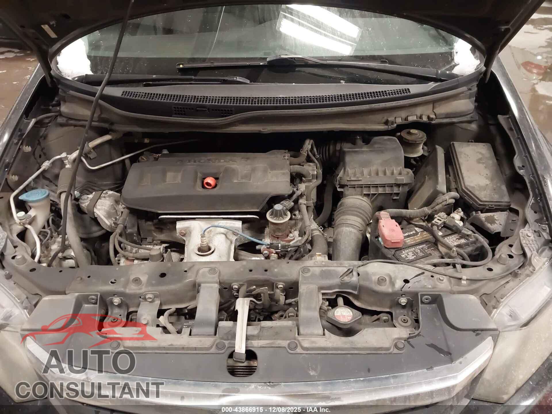 HONDA CIVIC 2012 - 2HGFB2F86CH577758