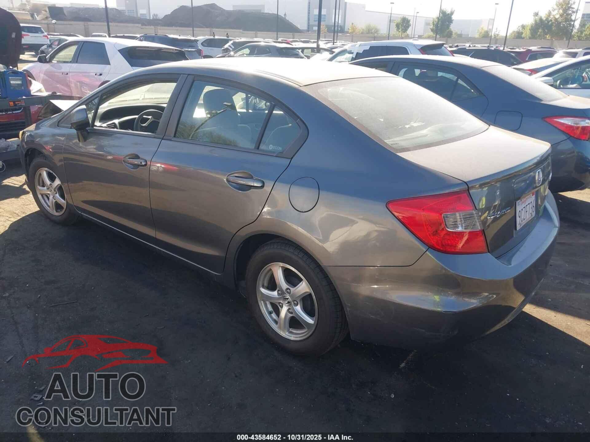 HONDA CIVIC 2012 - 19XFB5F53CE001630