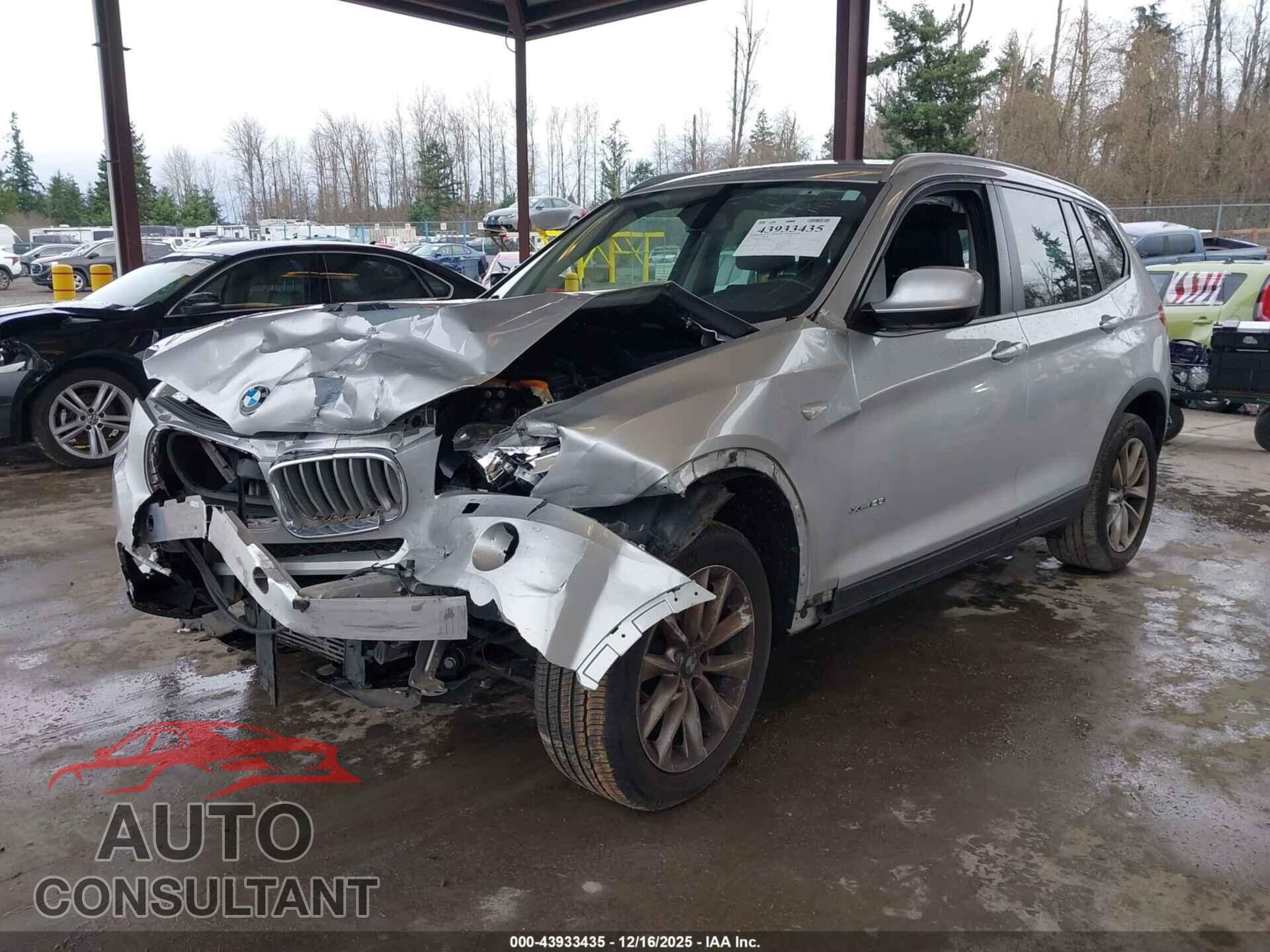 BMW X3 2014 - 5UXWX9C52E0D32452