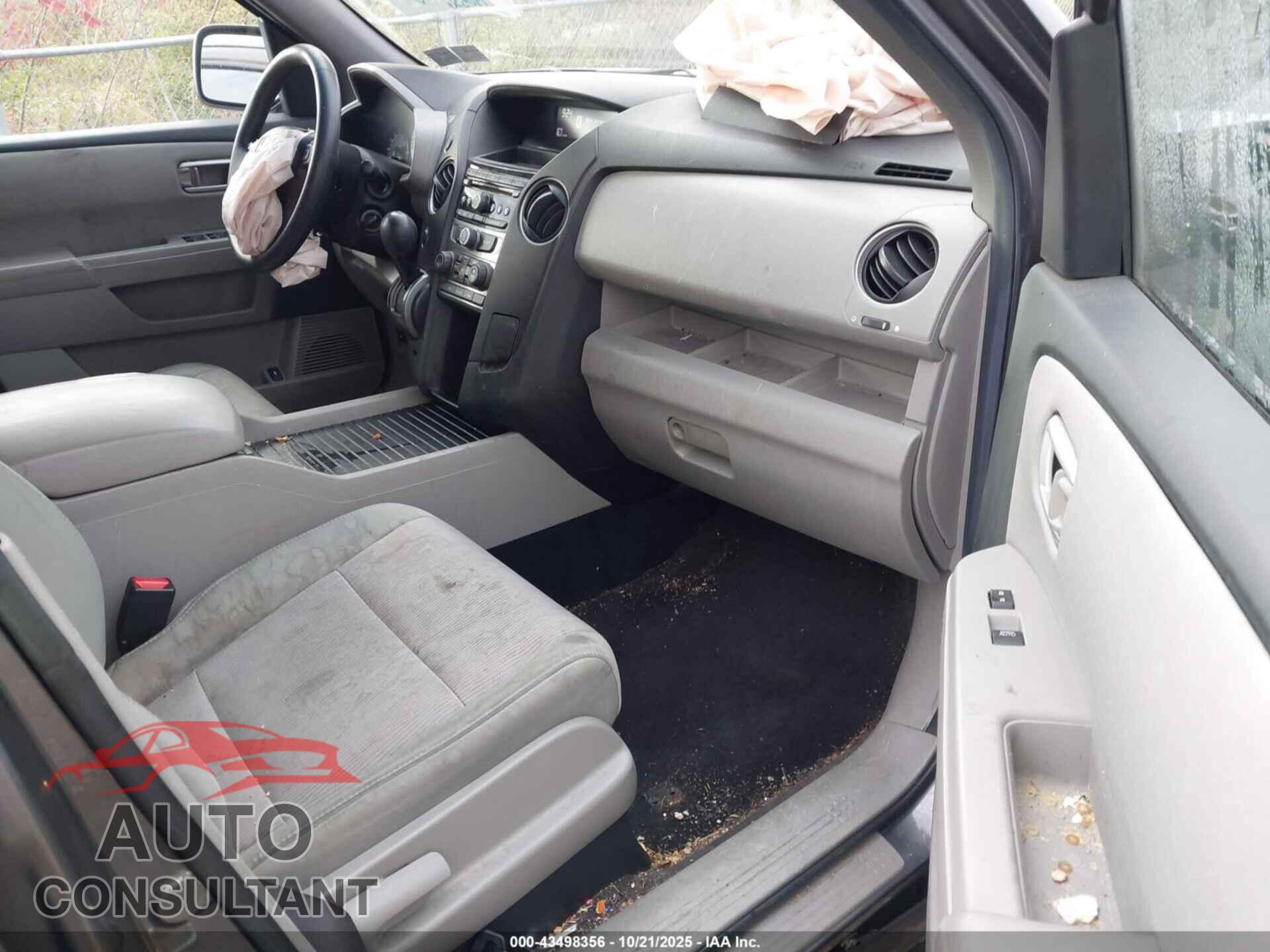 HONDA PILOT 2012 - 5FNYF4H40CB060429