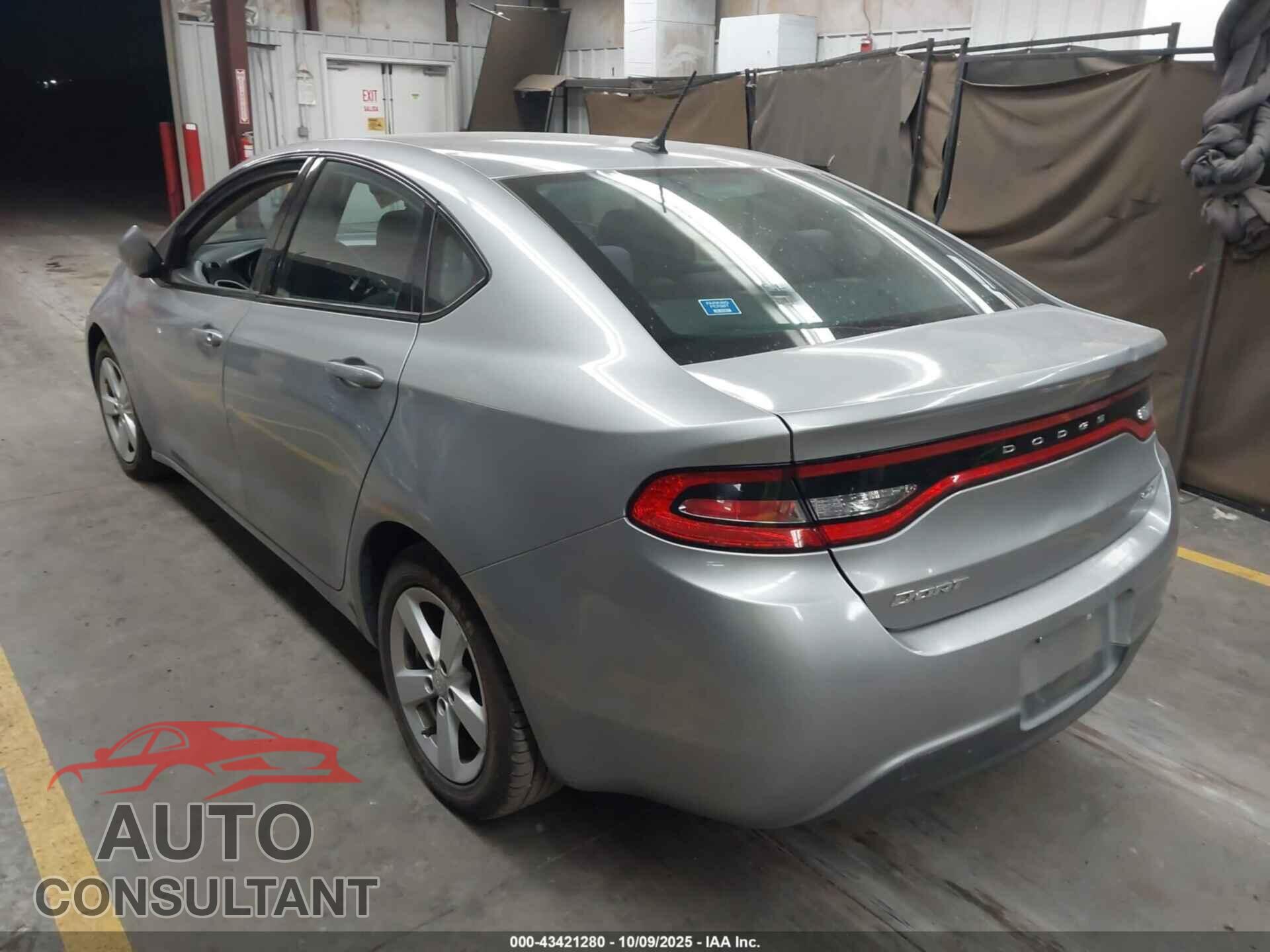 DODGE DART 2015 - 1C3CDFBB3FD320258