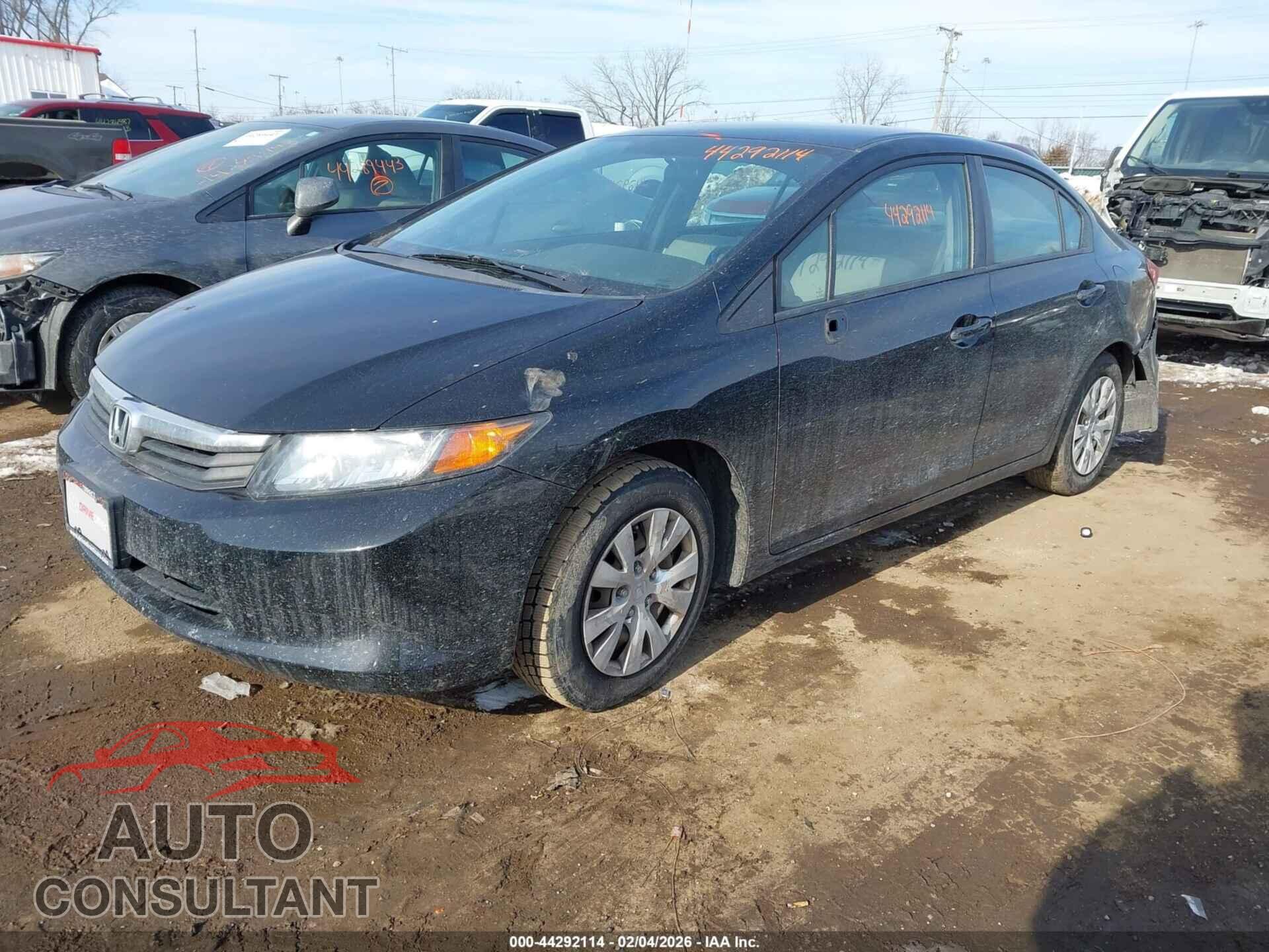 HONDA CIVIC 2012 - 19XFB2F51CE037850
