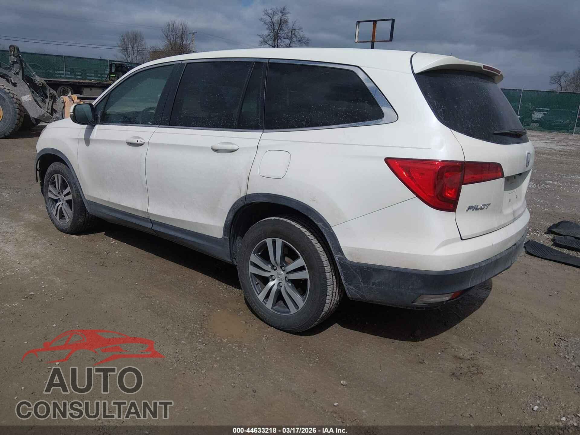 HONDA PILOT 2017 - 5FNYF5H53HB021114