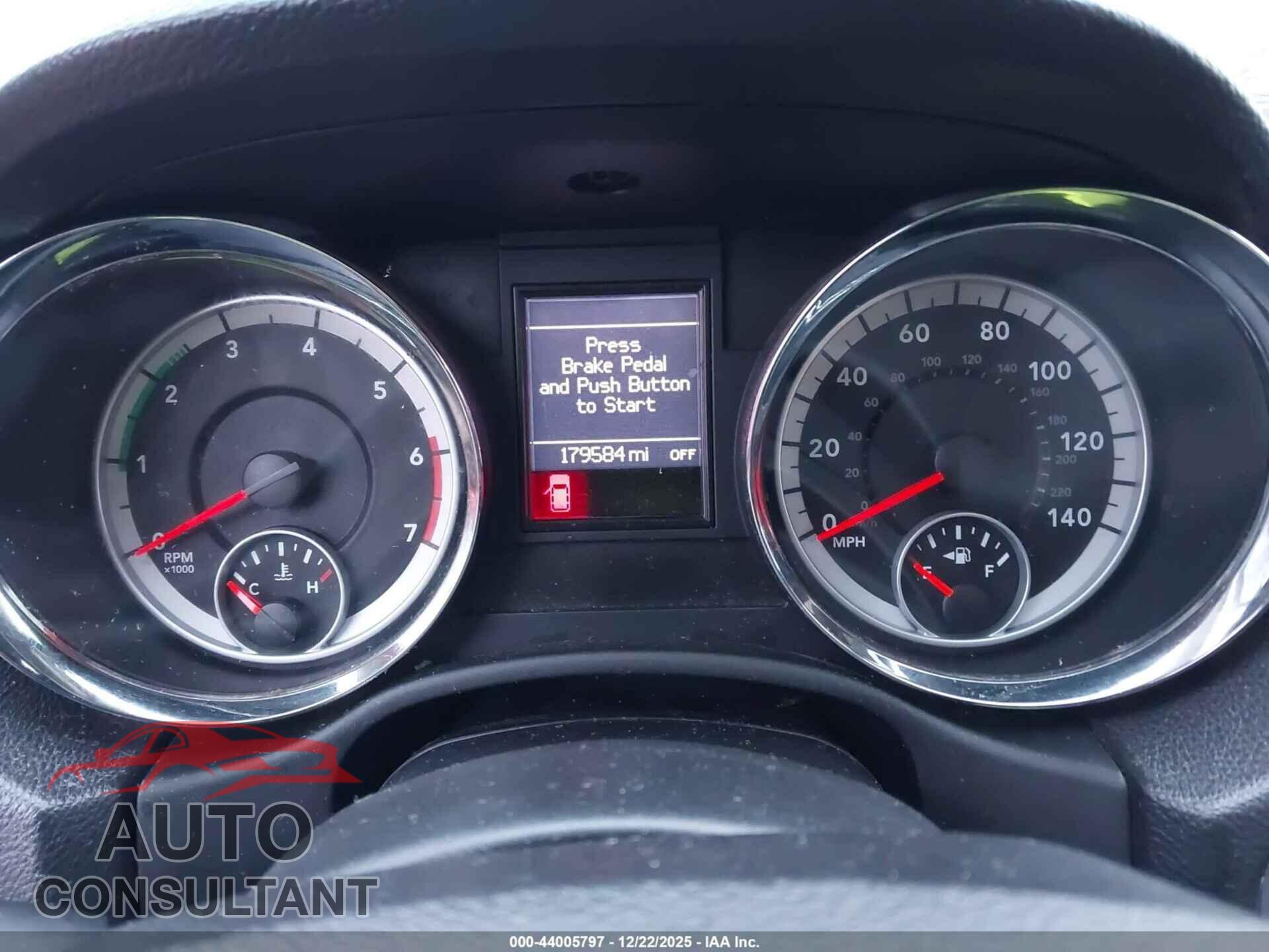 DODGE DURANGO 2013 - 1C4SDJCTXDC658602