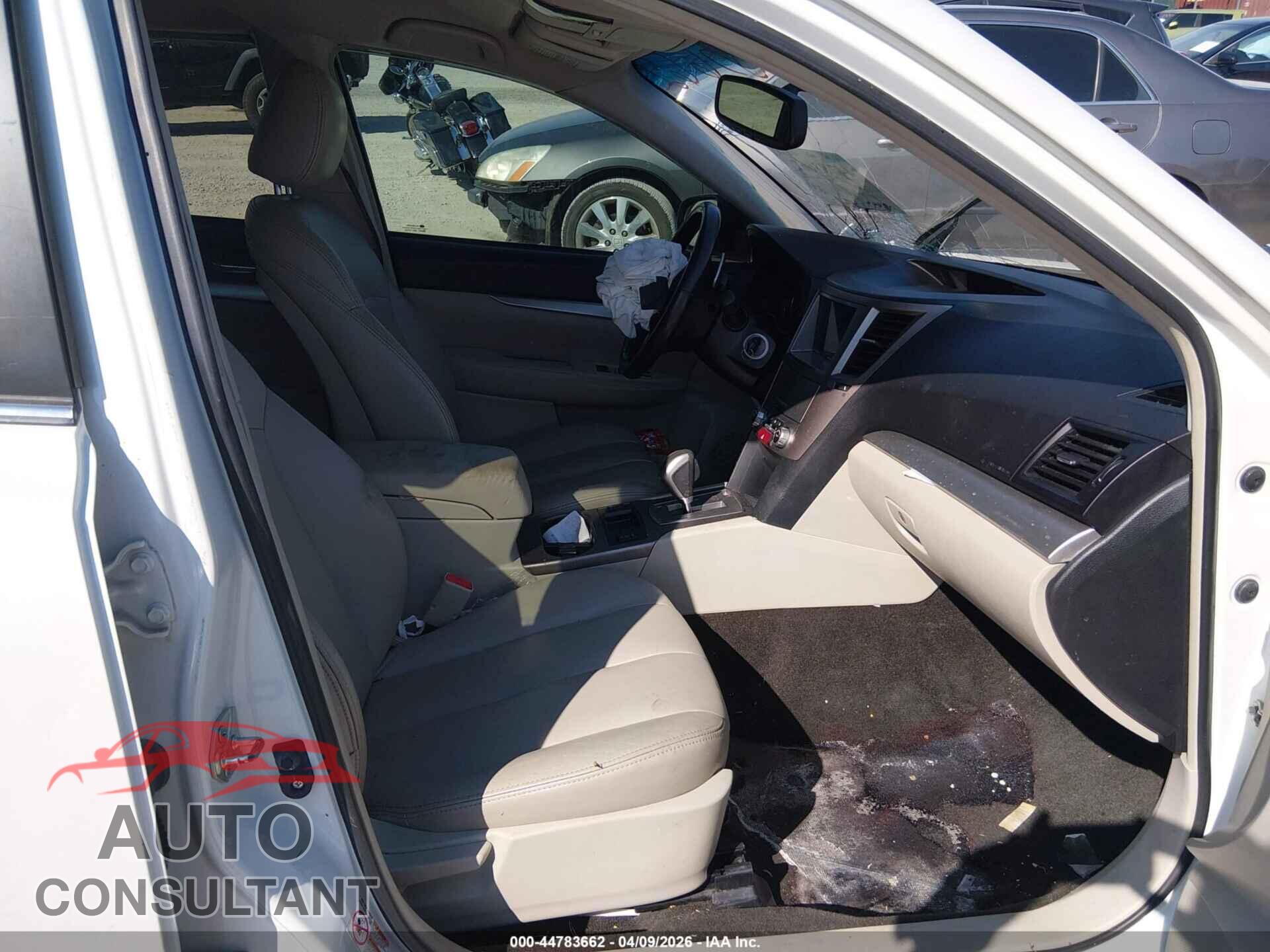 SUBARU OUTBACK 2011 - 4S4BRCCC0B3436799