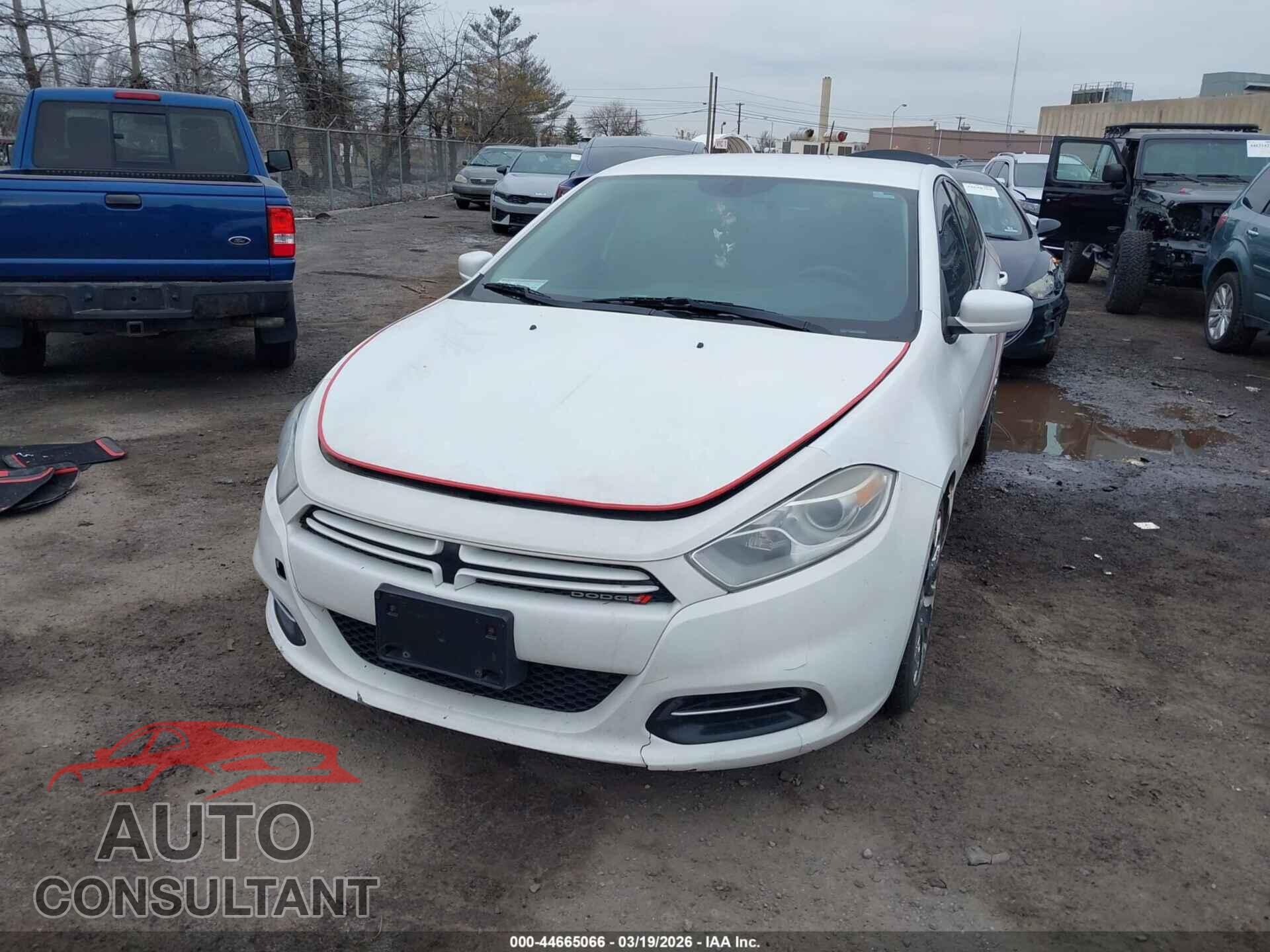 DODGE DART 2013 - 1C3CDFBA2DD110027