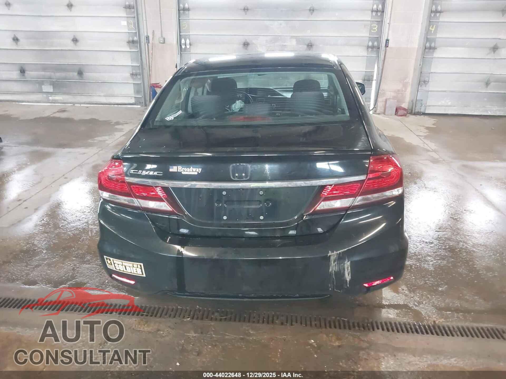 HONDA CIVIC 2013 - 19XFB2F89DE074432