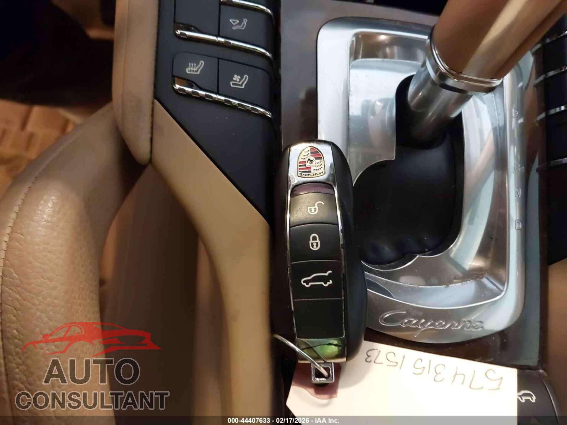 PORSCHE CAYENNE 2011 - WP1AA2A29BLA09910