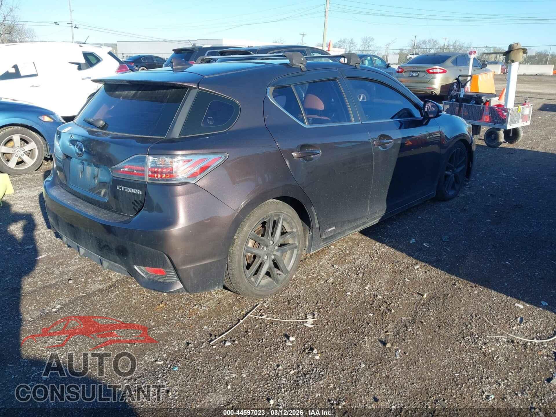 LEXUS CT 200H 2014 - JTHKD5BH7E2176356