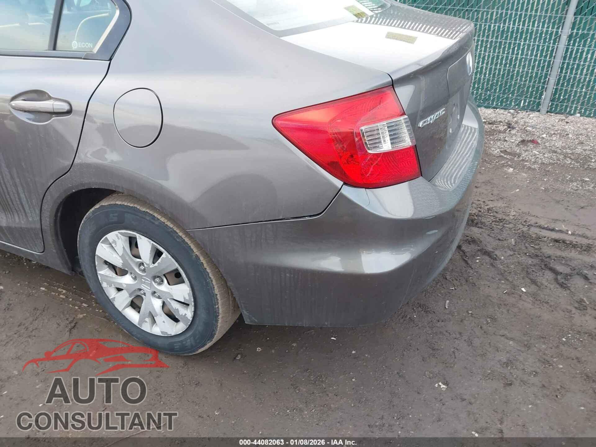 HONDA CIVIC 2012 - 19XFB2F52CE095174