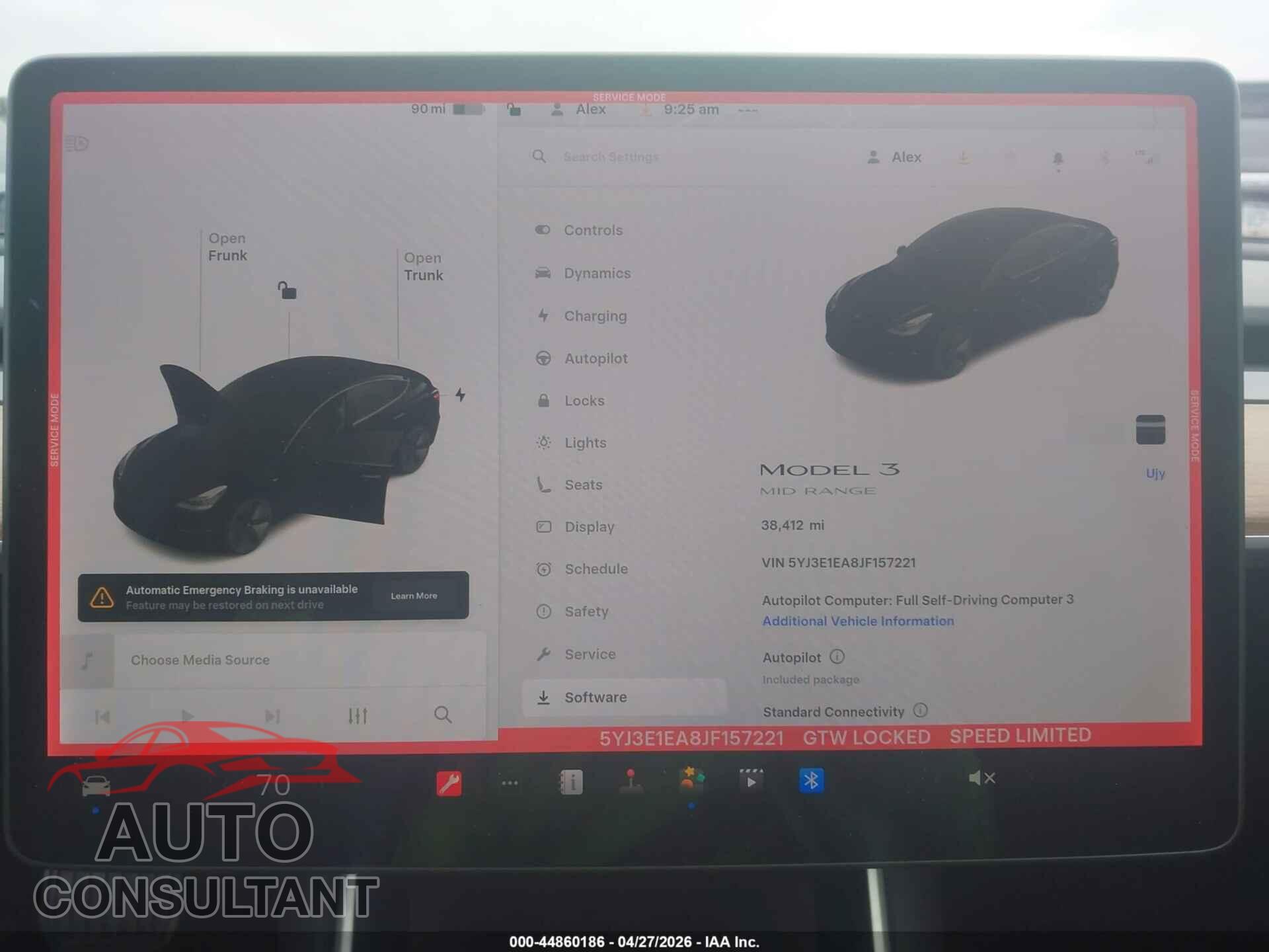 TESLA MODEL 3 2018 - 5YJ3E1EA8JF157221