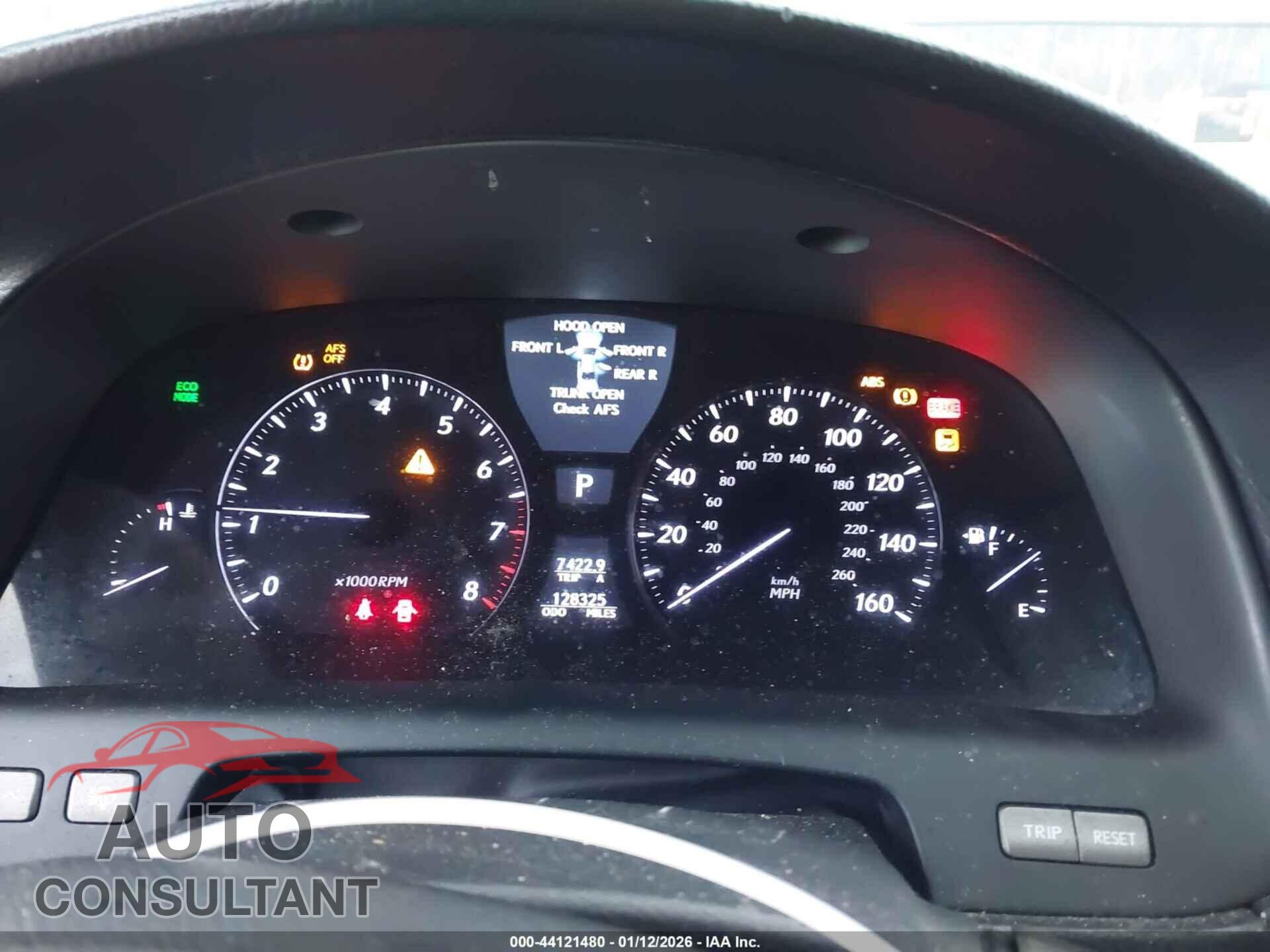 LEXUS LS 460 2011 - JTHBL5EF4B5103811