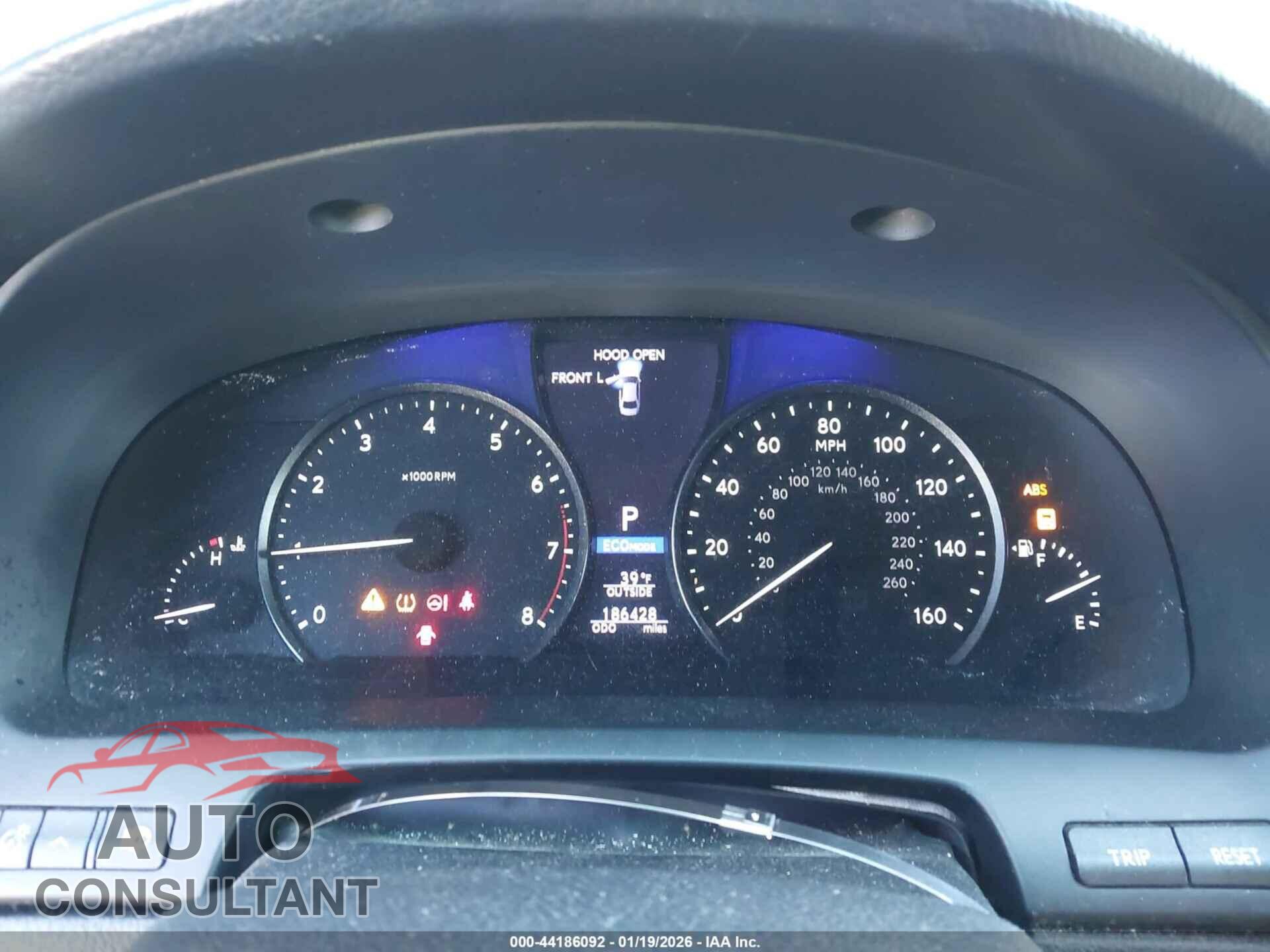 LEXUS LS 460 2013 - JTHCL5EF9D5016915