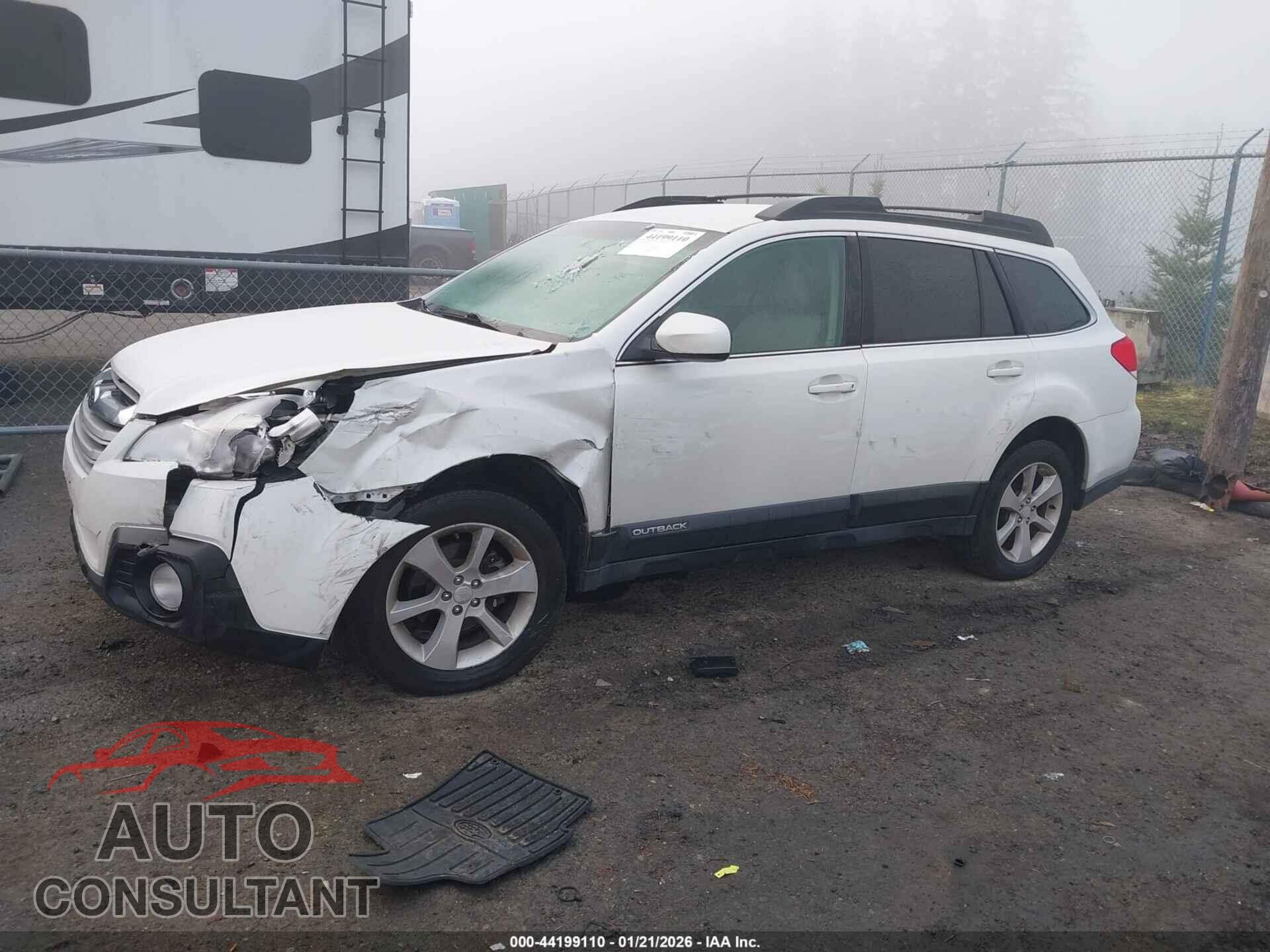 SUBARU OUTBACK 2014 - 4S4BRBCC4E3305096
