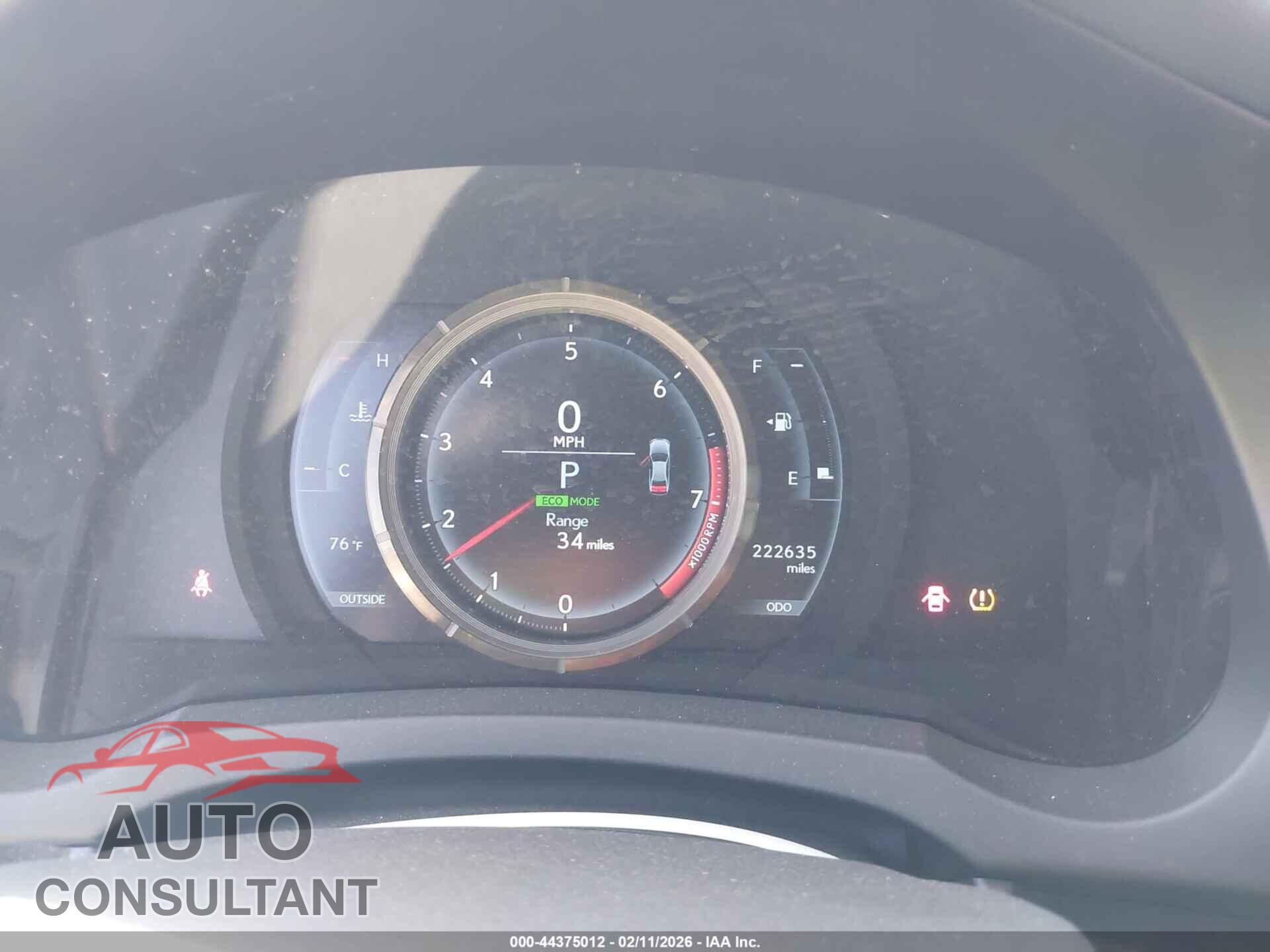 LEXUS IS 250 2014 - JTHBF1D24E5042933