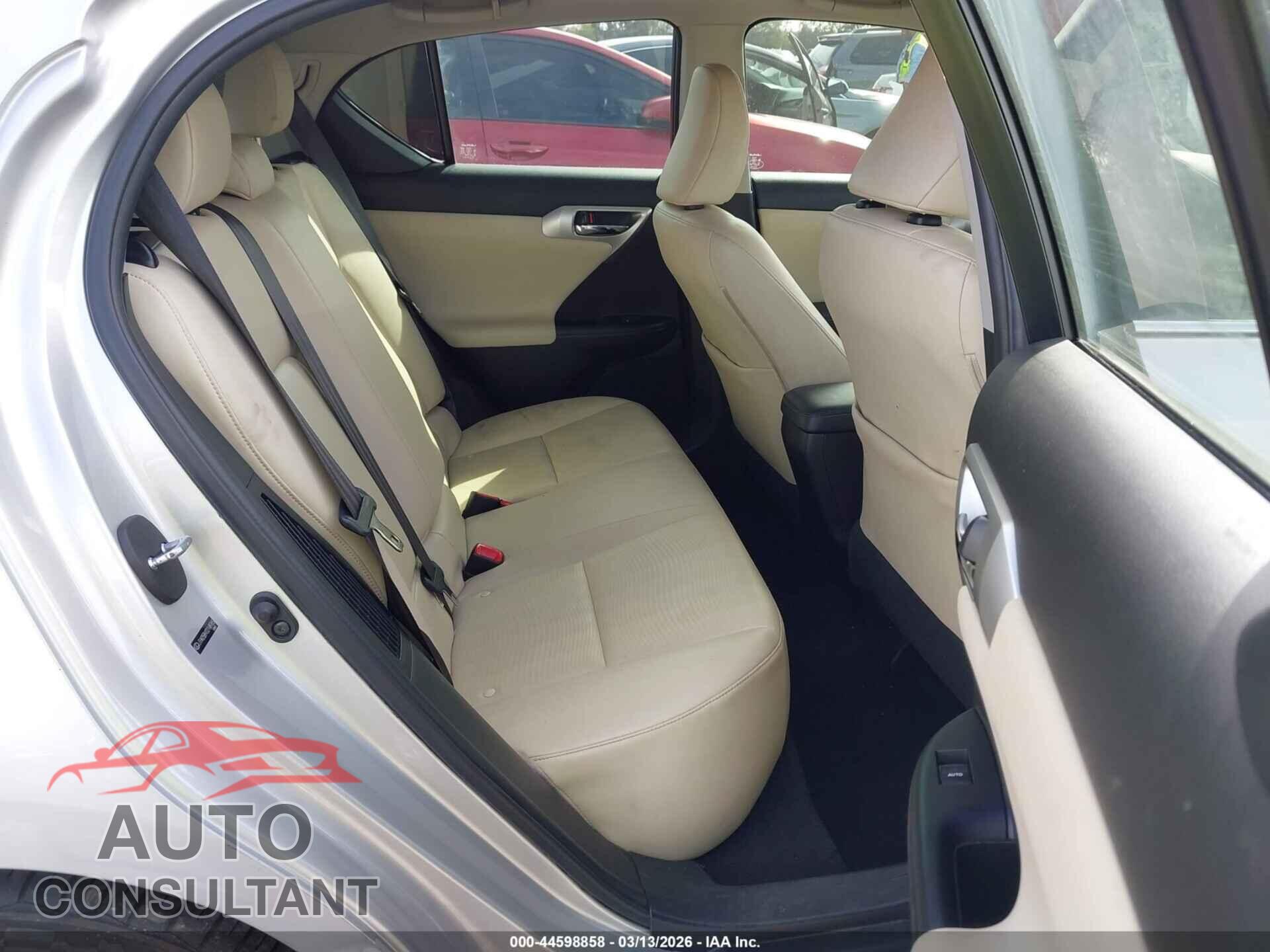 LEXUS CT 200H 2013 - JTHKD5BH1D2149765