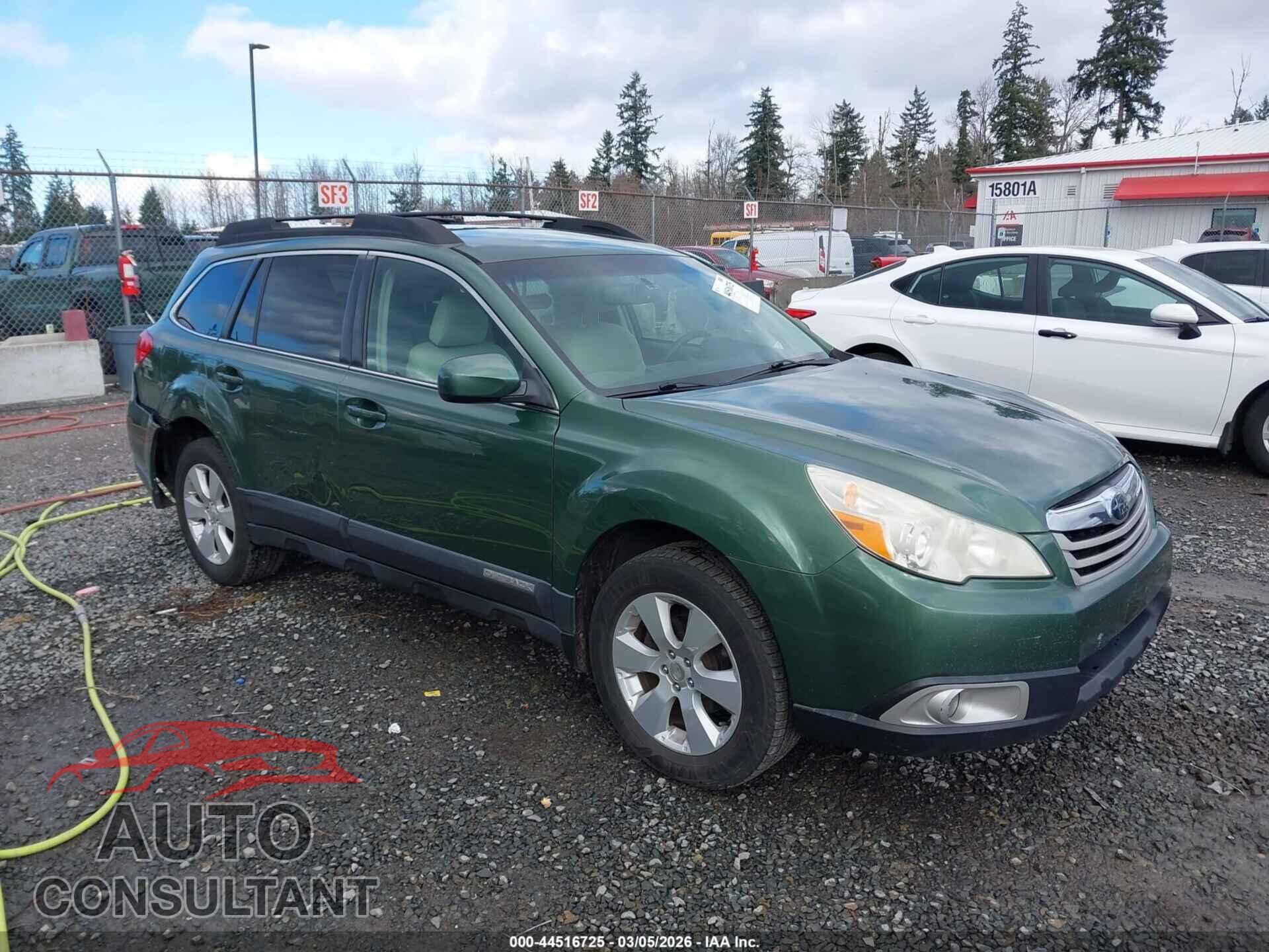 SUBARU OUTBACK 2011 - 4S4BRCCCXB3341697