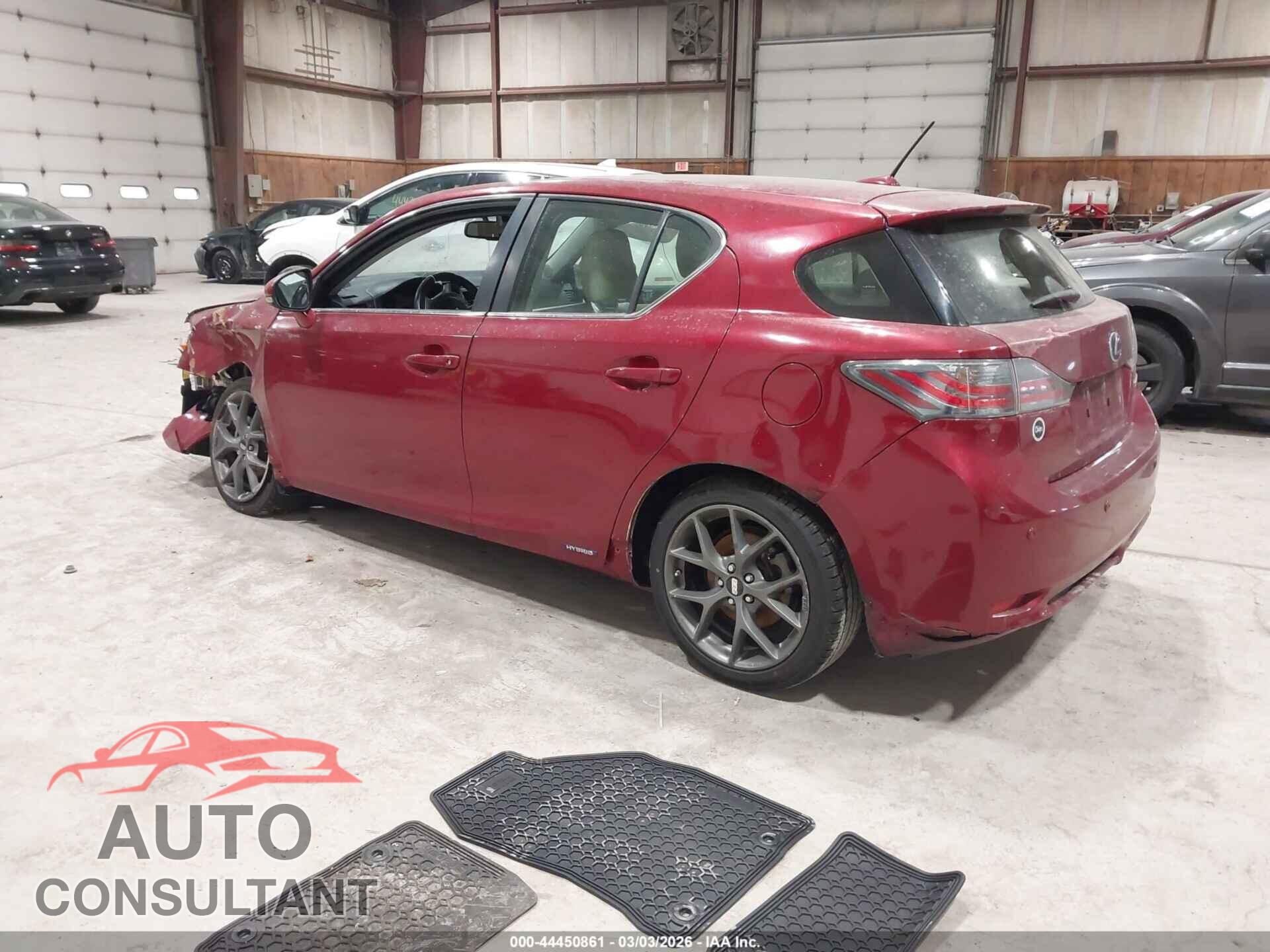 LEXUS CT 200H 2012 - JTHKD5BH0C2098144