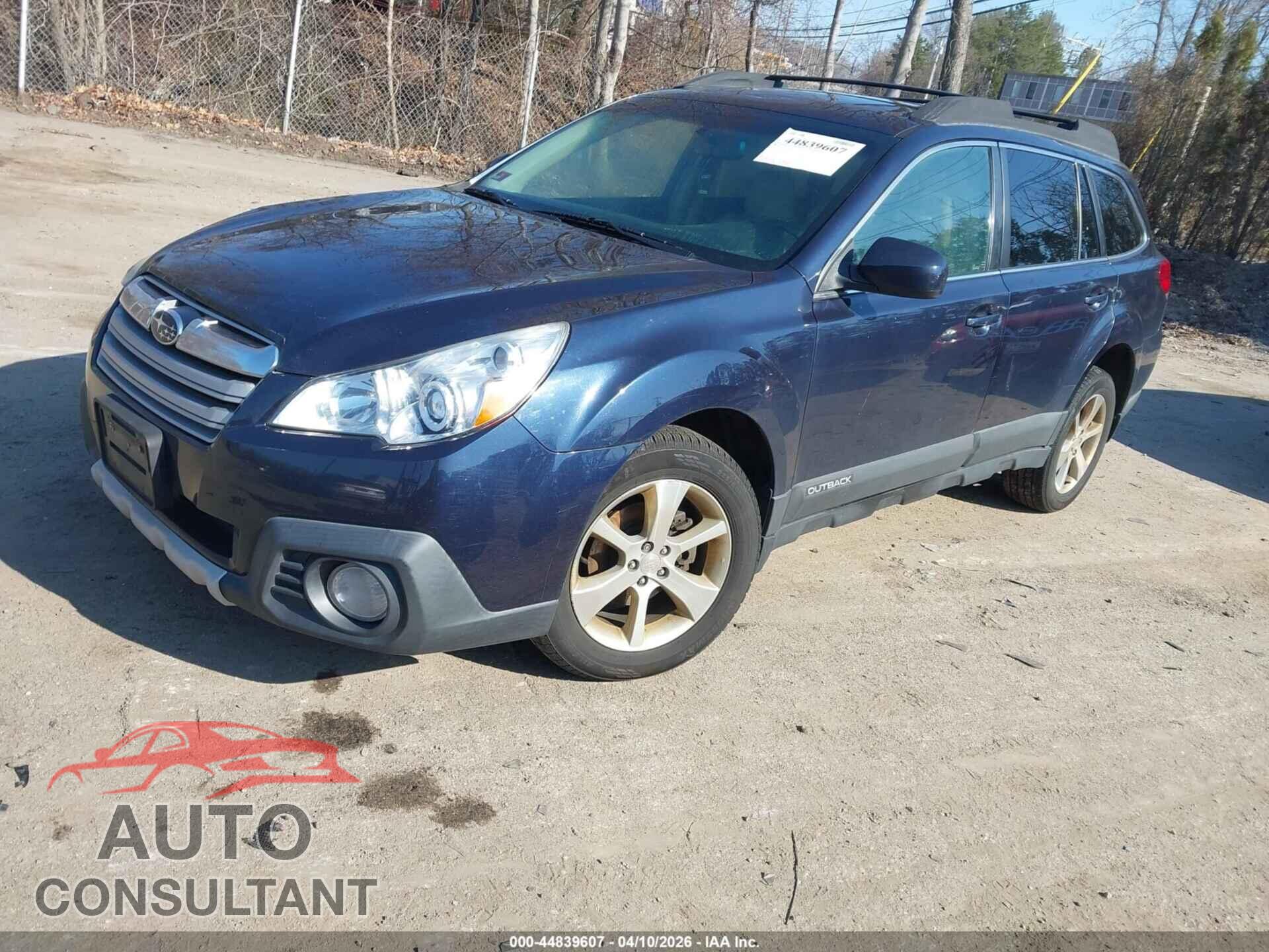 SUBARU OUTBACK 2014 - 4S4BRBLC0E3251571