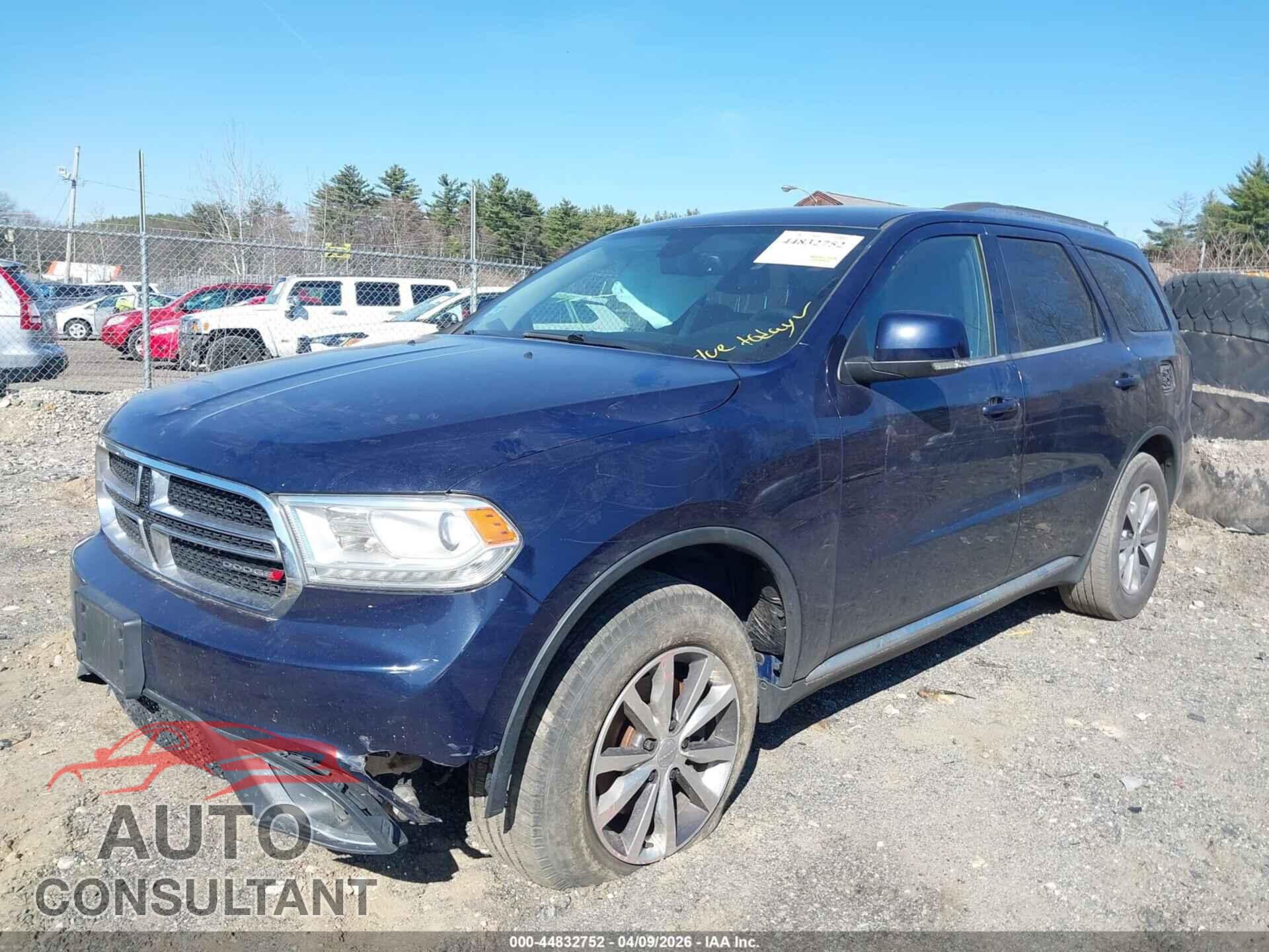 DODGE DURANGO 2016 - 1C4RDJDG0GC400531