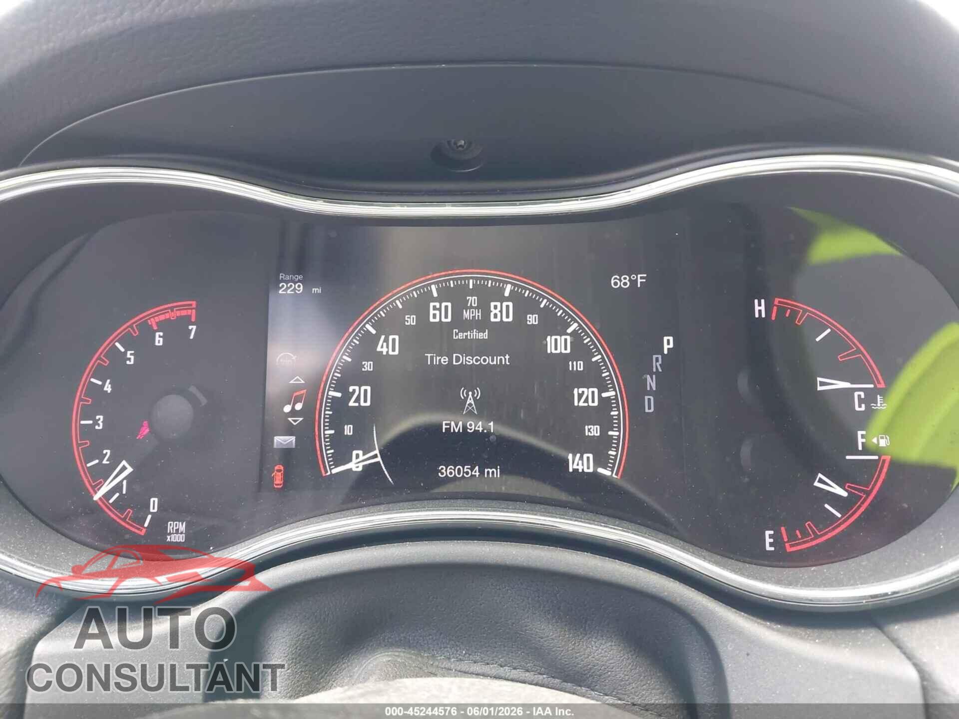 DODGE DURANGO 2018 - 1C4SDJFT3JC434448