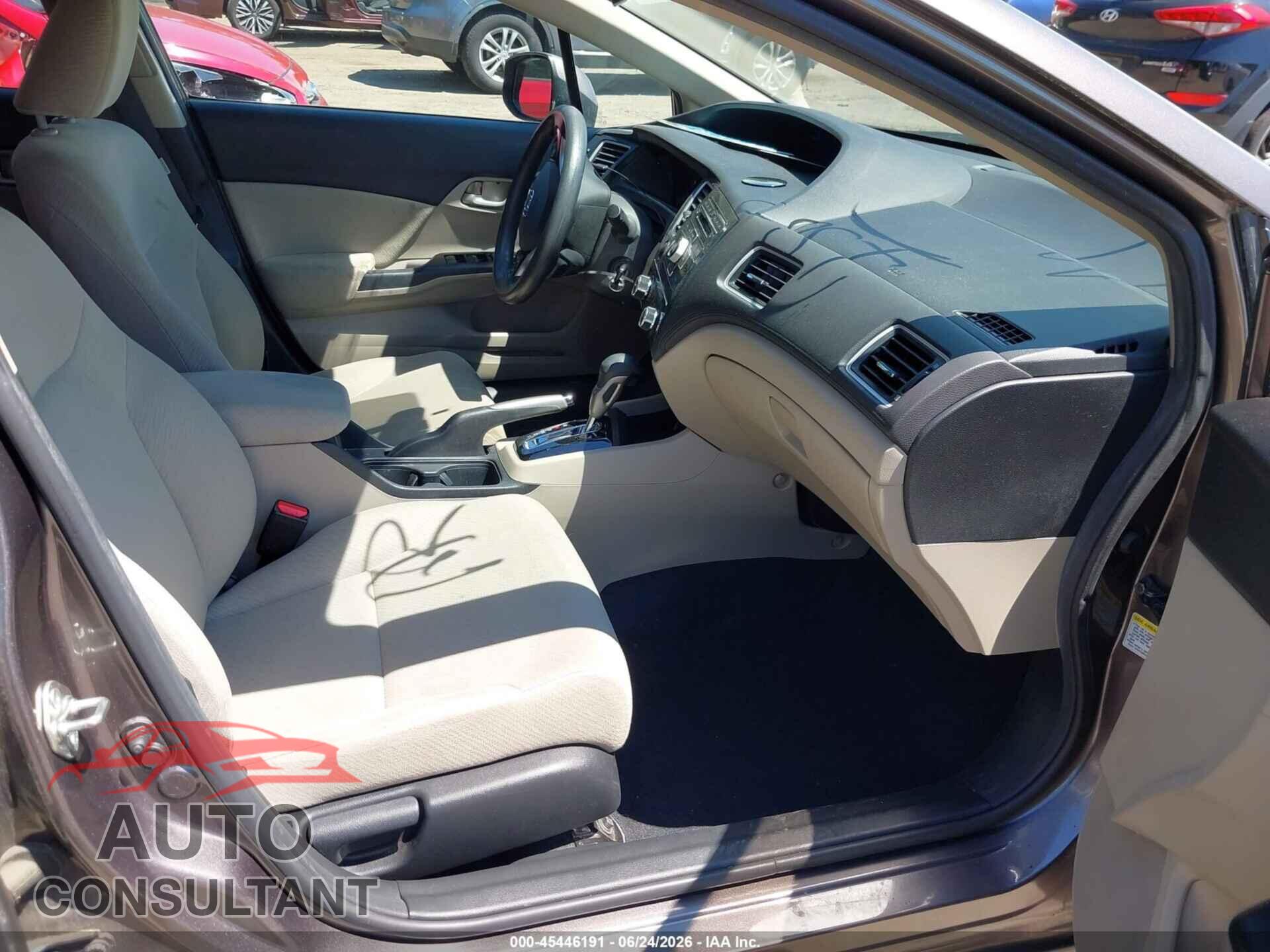 HONDA CIVIC 2013 - 19XFB2F53DE289715