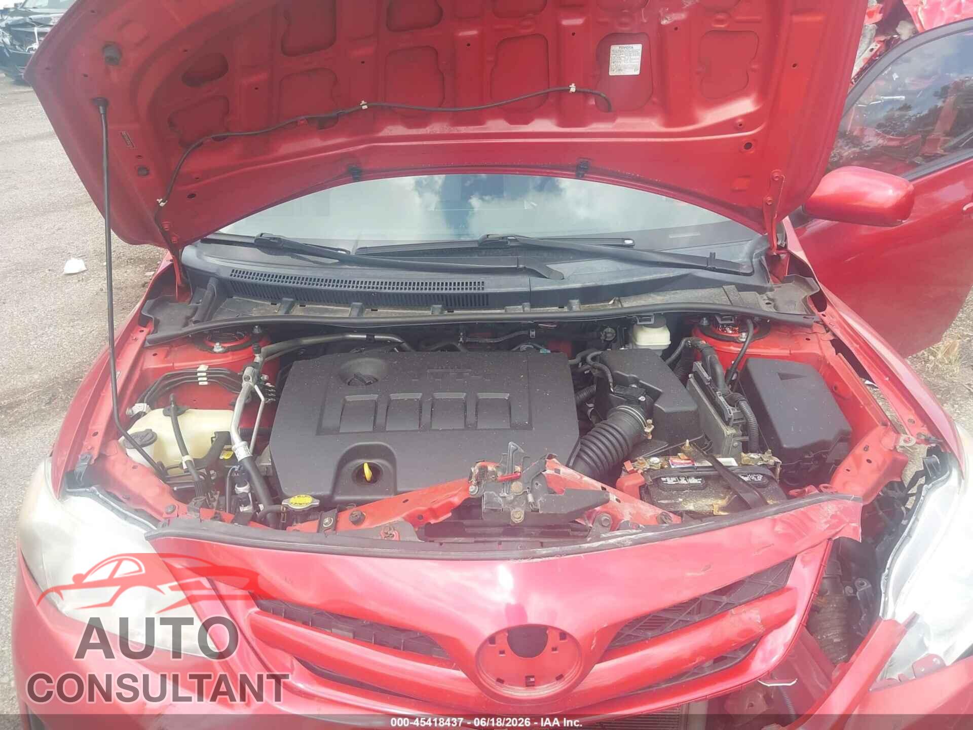 TOYOTA COROLLA 2011 - 2T1BU4EE1BC607428