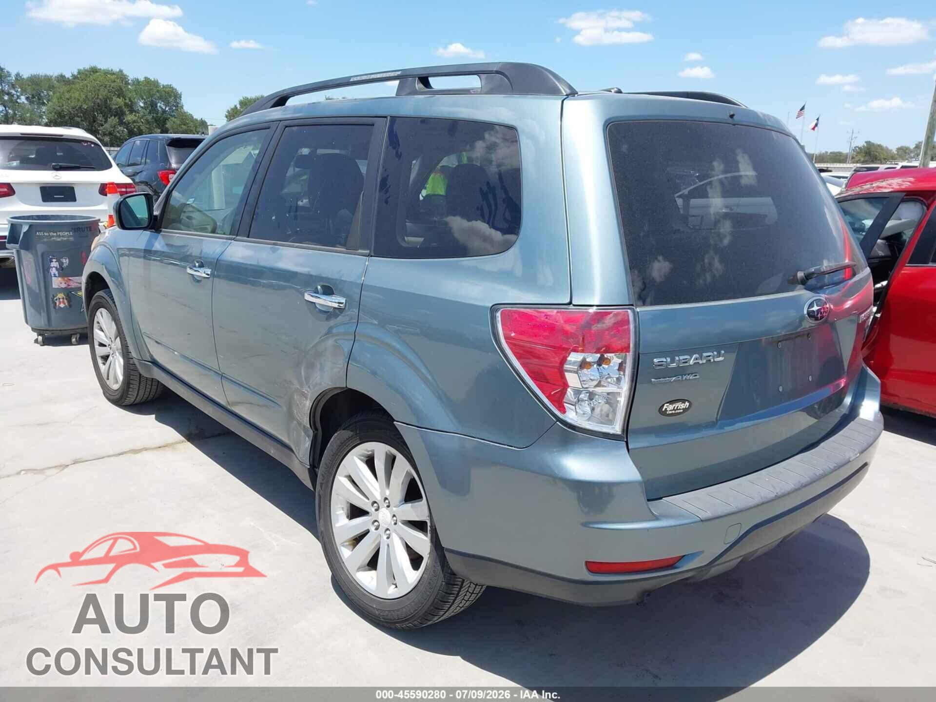 SUBARU FORESTER 2012 - JF2SHADC5CH459513