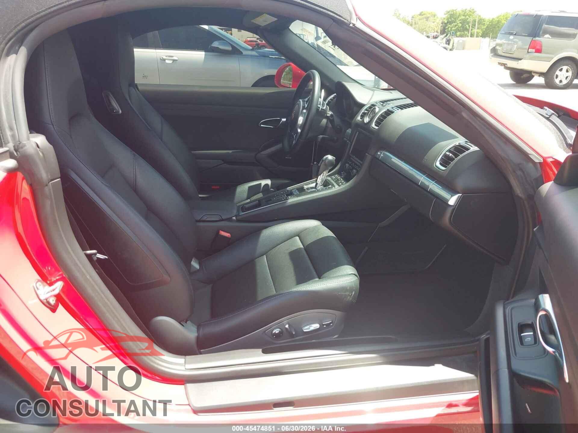 PORSCHE BOXSTER 2013 - WP0CA2A8XDS112423